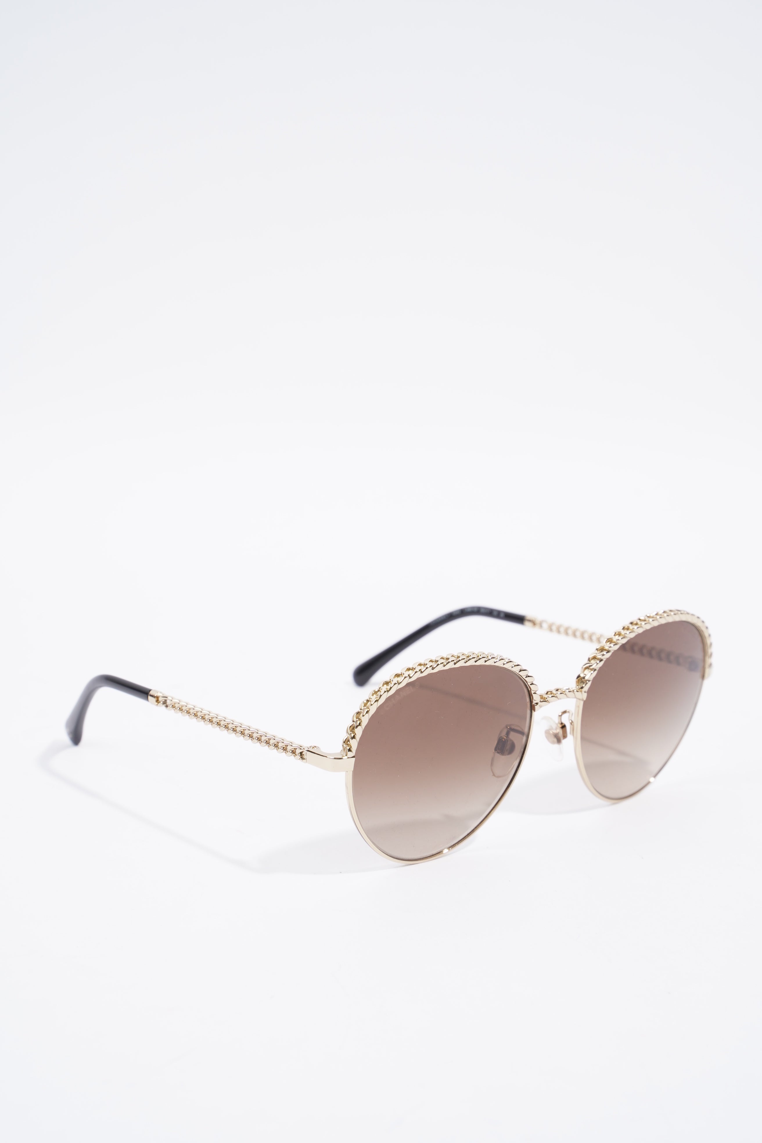 Chanel 4242 Sunglasses Gold Base Metal 135mm