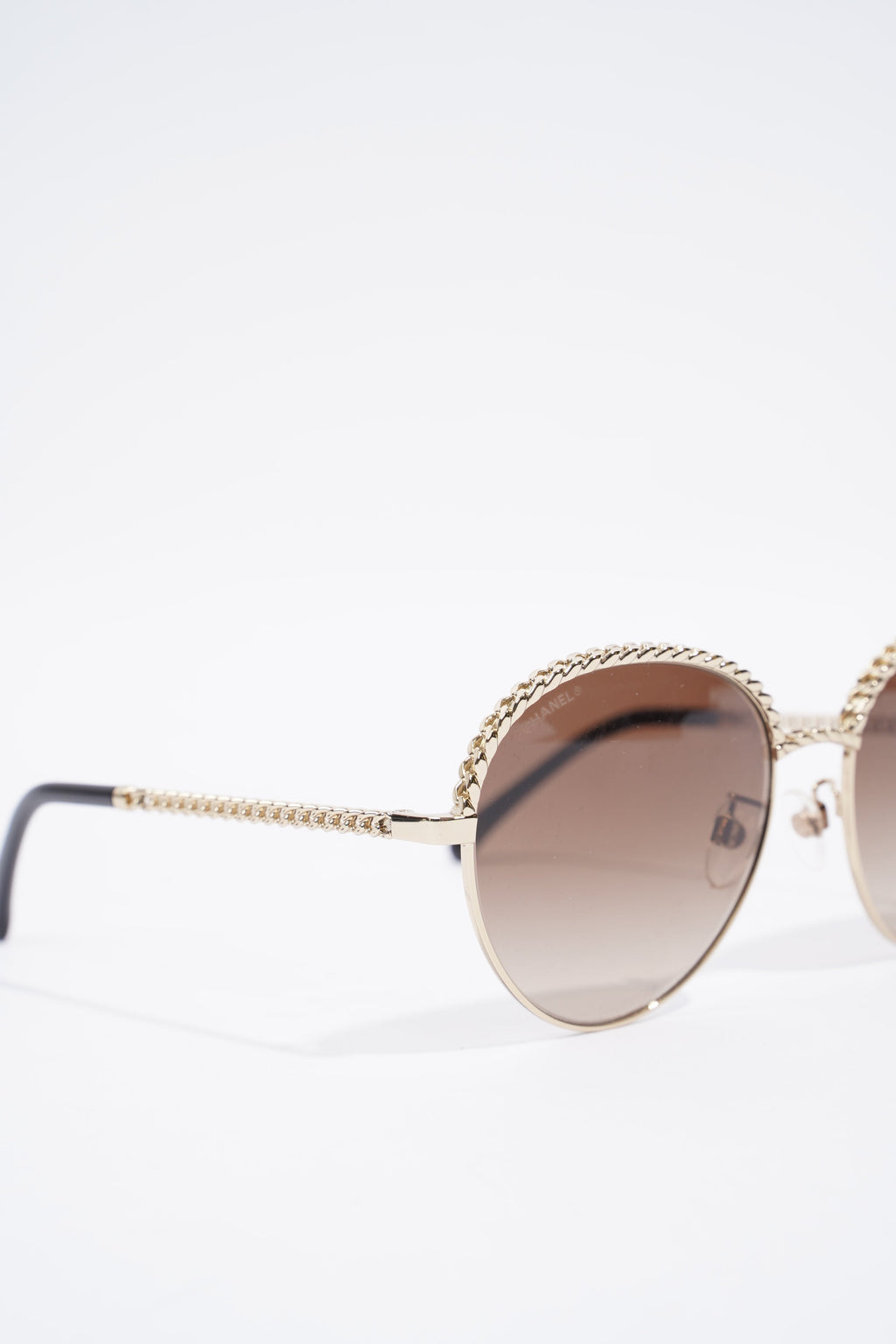 Chanel 4242 Sunglasses Gold Base Metal 135mm