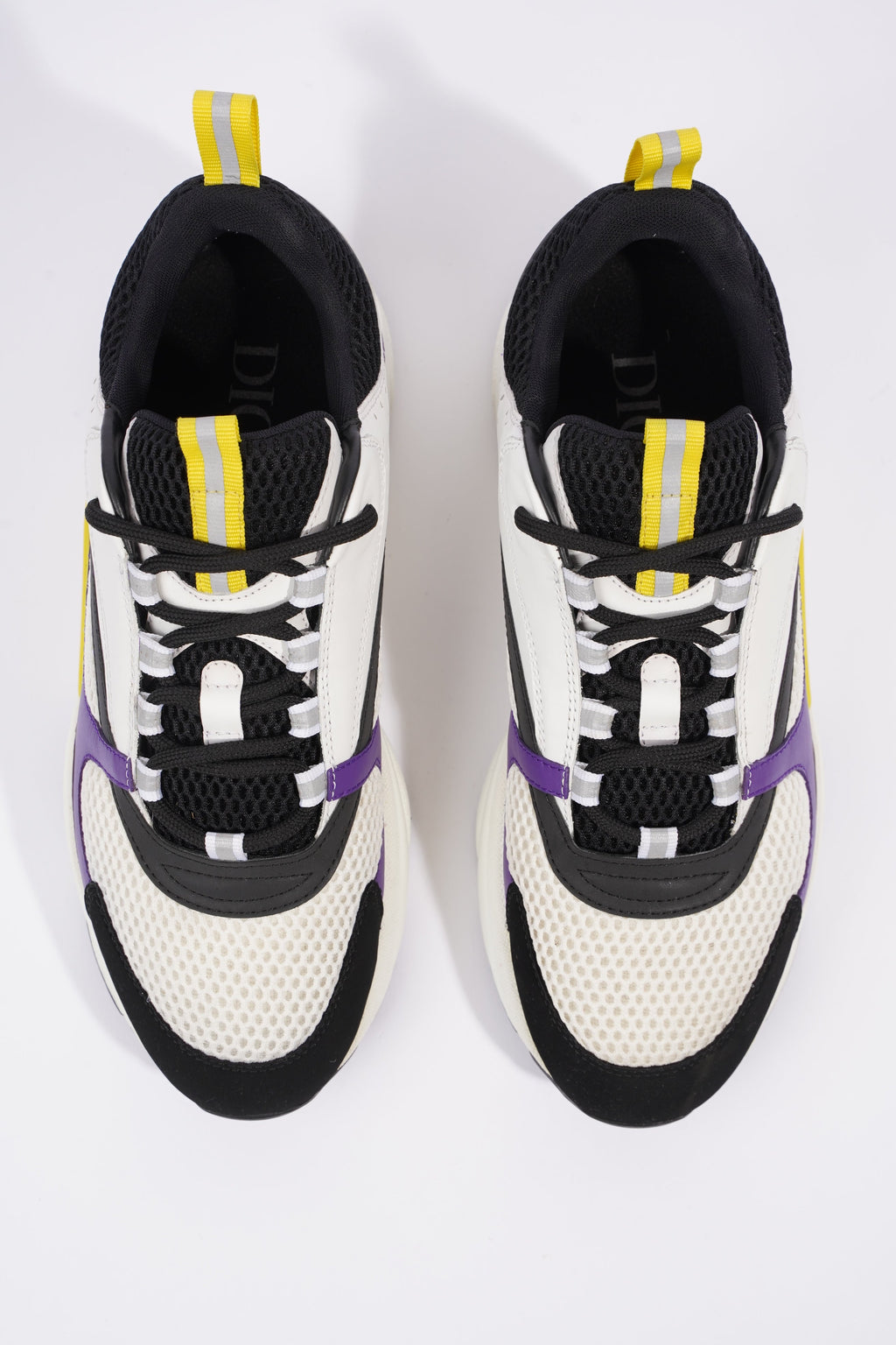 Christian Dior B22 White / Black / Purple Mesh EU 41 UK 7