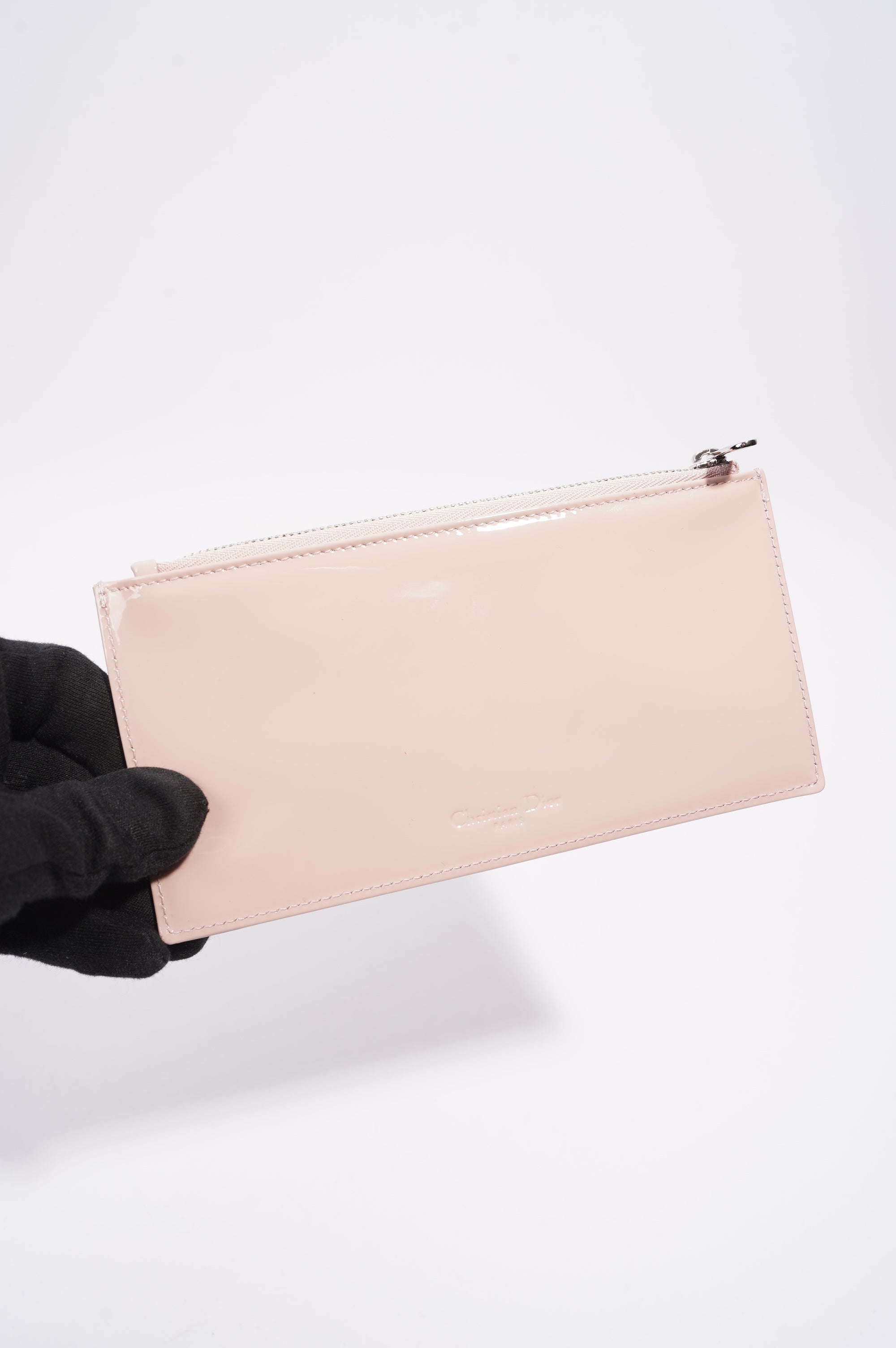 Christian Dior Lady Dior Clutch Pink Patent Leather