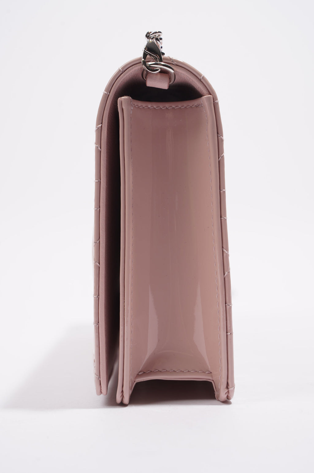 Christian Dior Lady Dior Clutch Pink Patent Leather