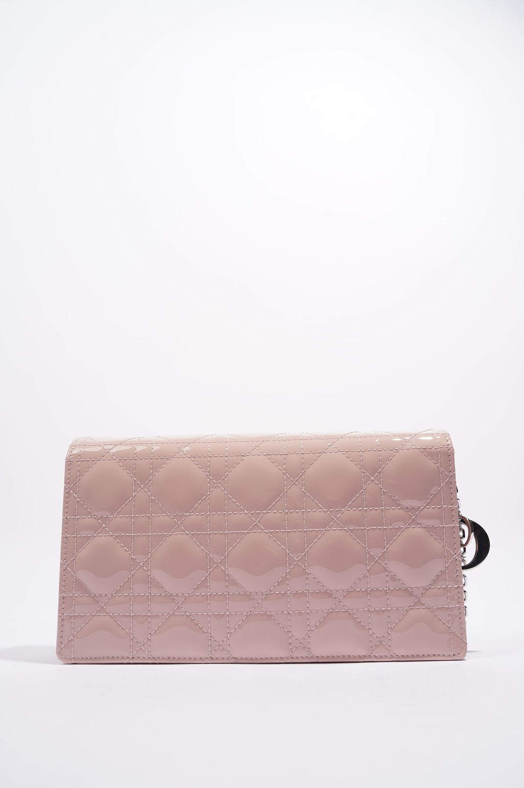 Christian Dior Lady Dior Clutch Pink Patent Leather