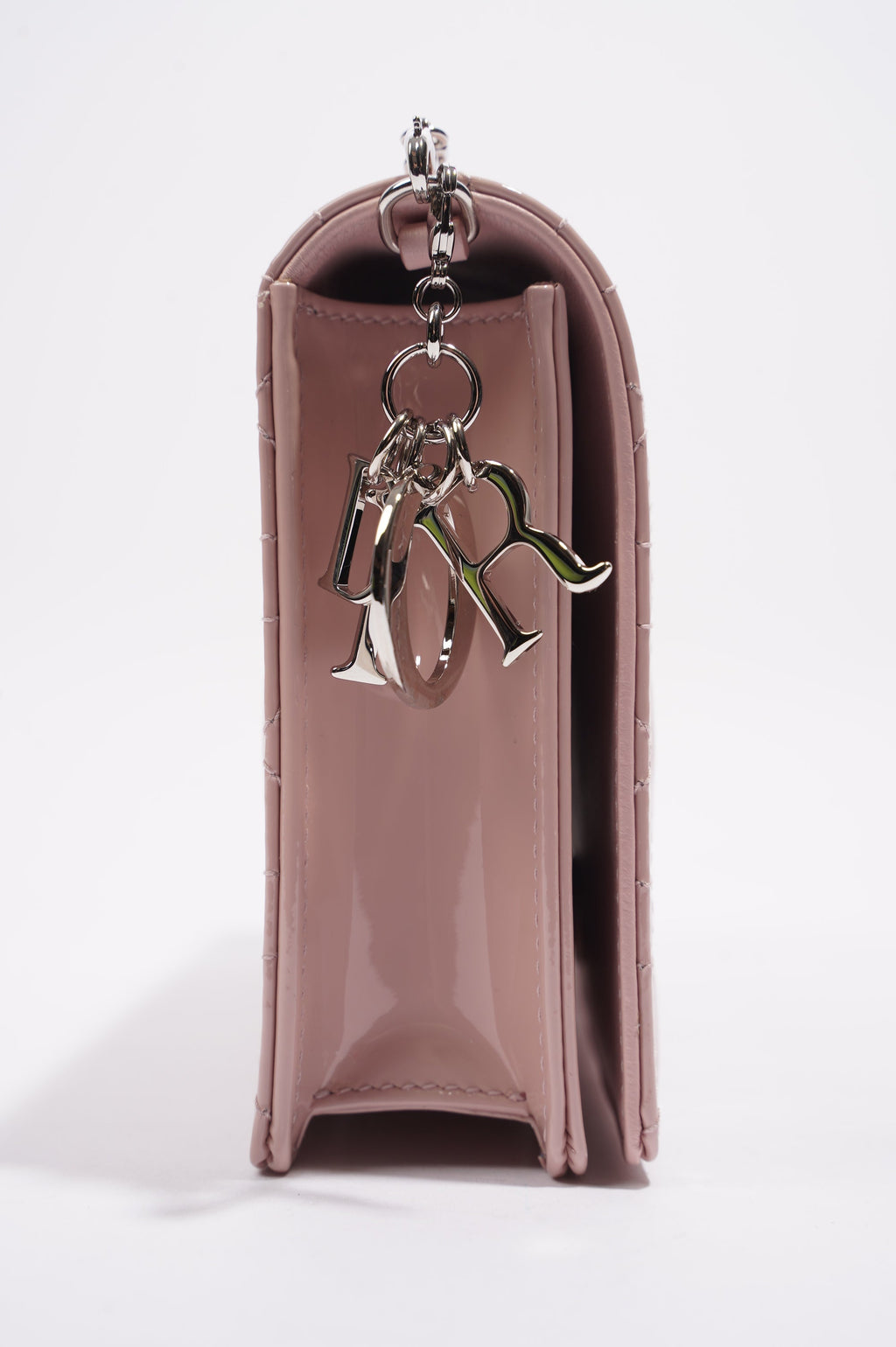 Christian Dior Lady Dior Clutch Pink Patent Leather