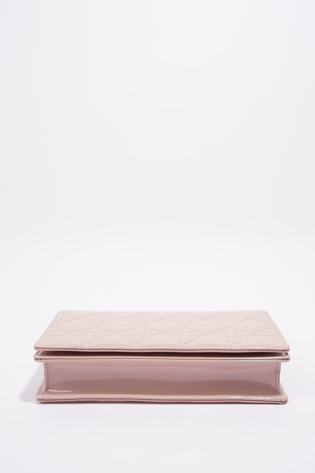 Christian Dior Lady Dior Clutch Pink Patent Leather
