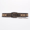 Gucci Belt Supreme / Brown Canvas 85cm 34"