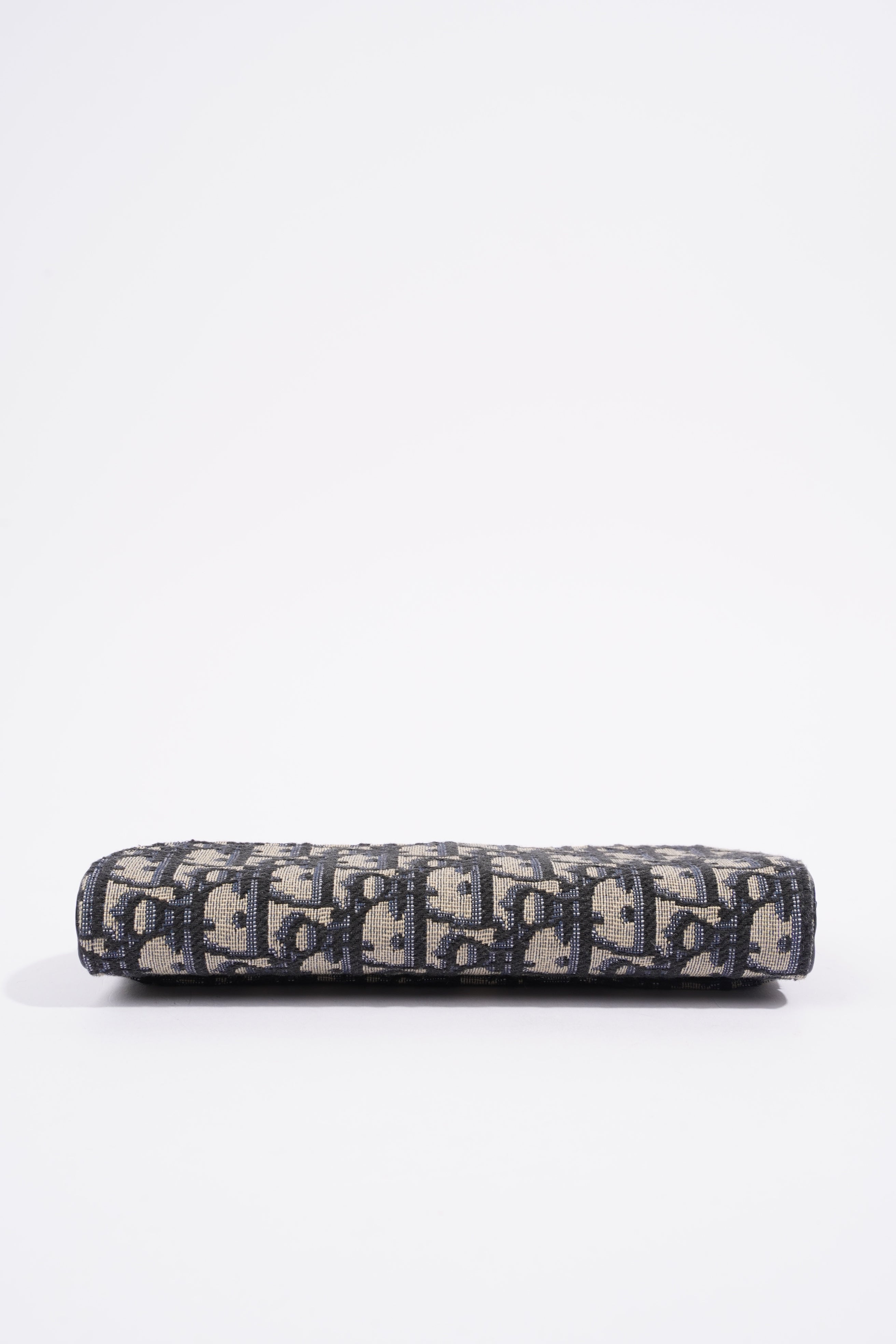 Christian Dior Saddle Wallet On Chain Oblique Canvas