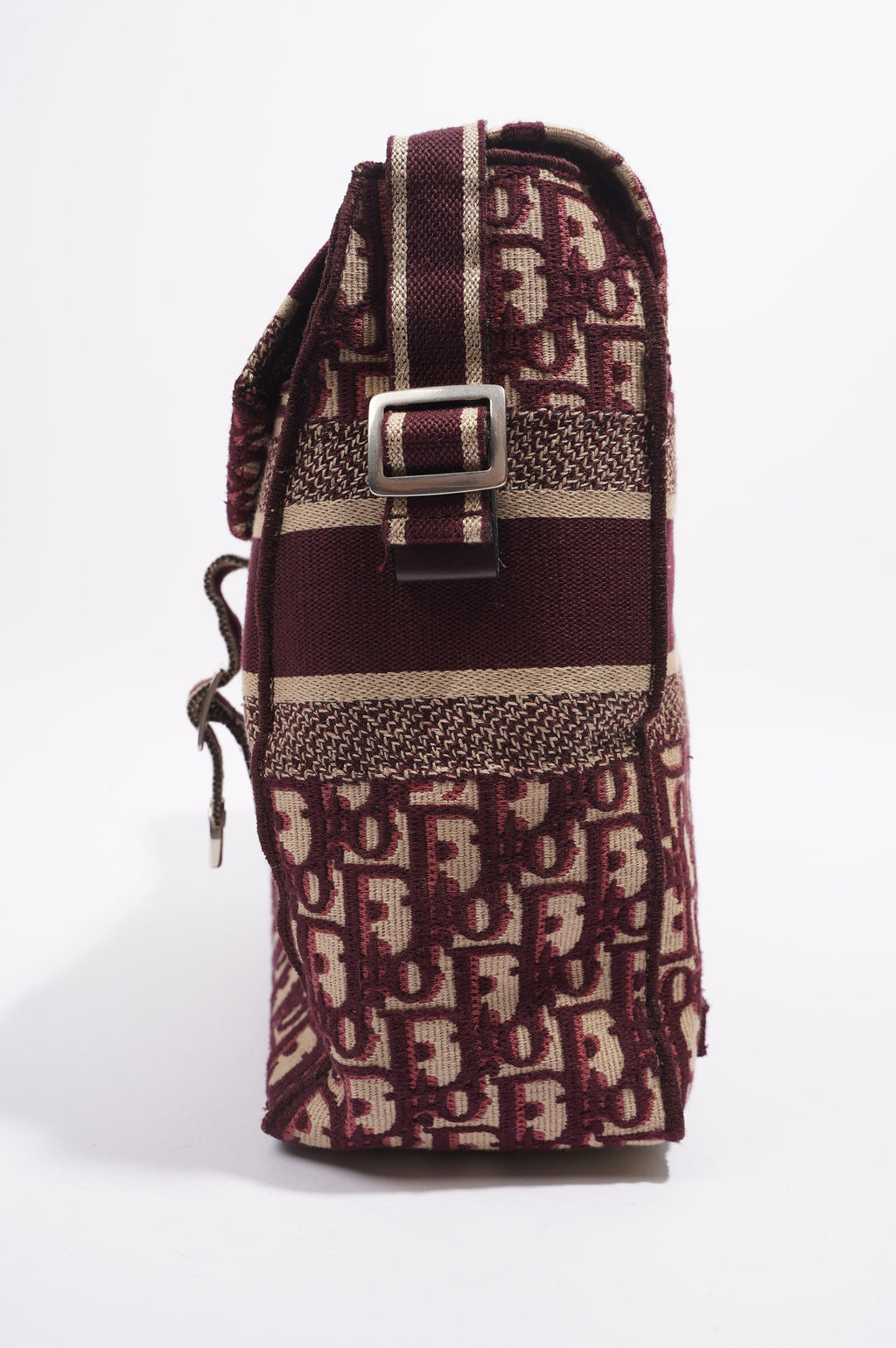 Christian Dior Diorcamp Messenger Bag Purple Oblique Canvas Medium