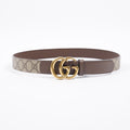 Gucci Marmont Belt Supreme / Brown Canvas 85cm 34"