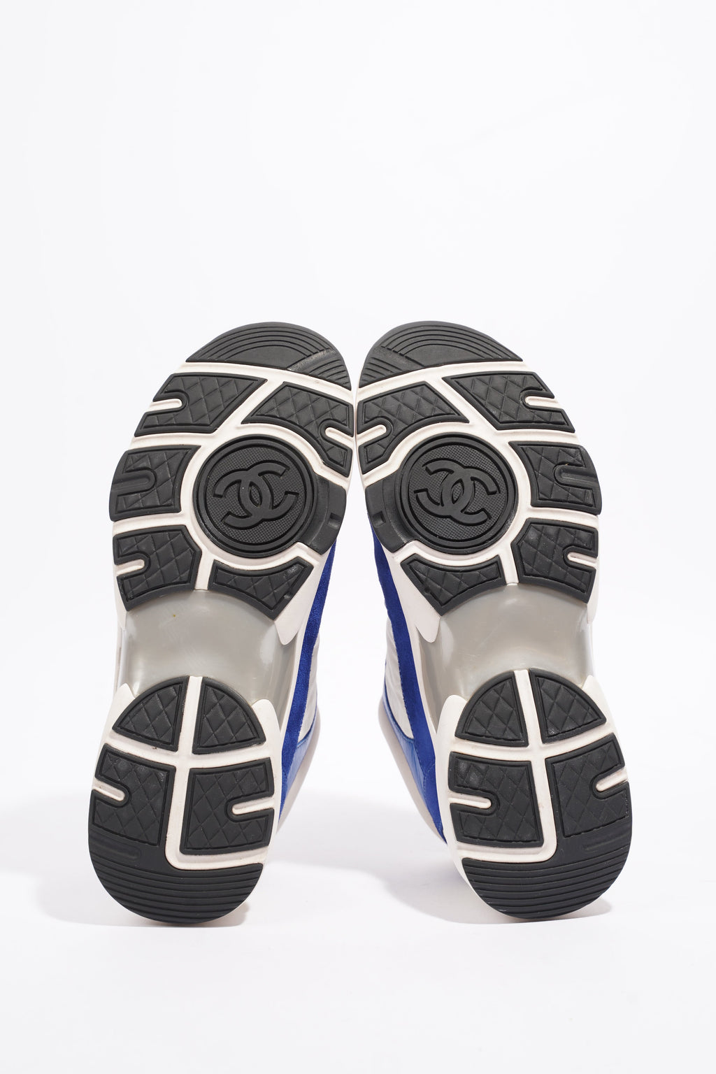 Chanel CC Runner Blue / White Suede EU 38 UK 5