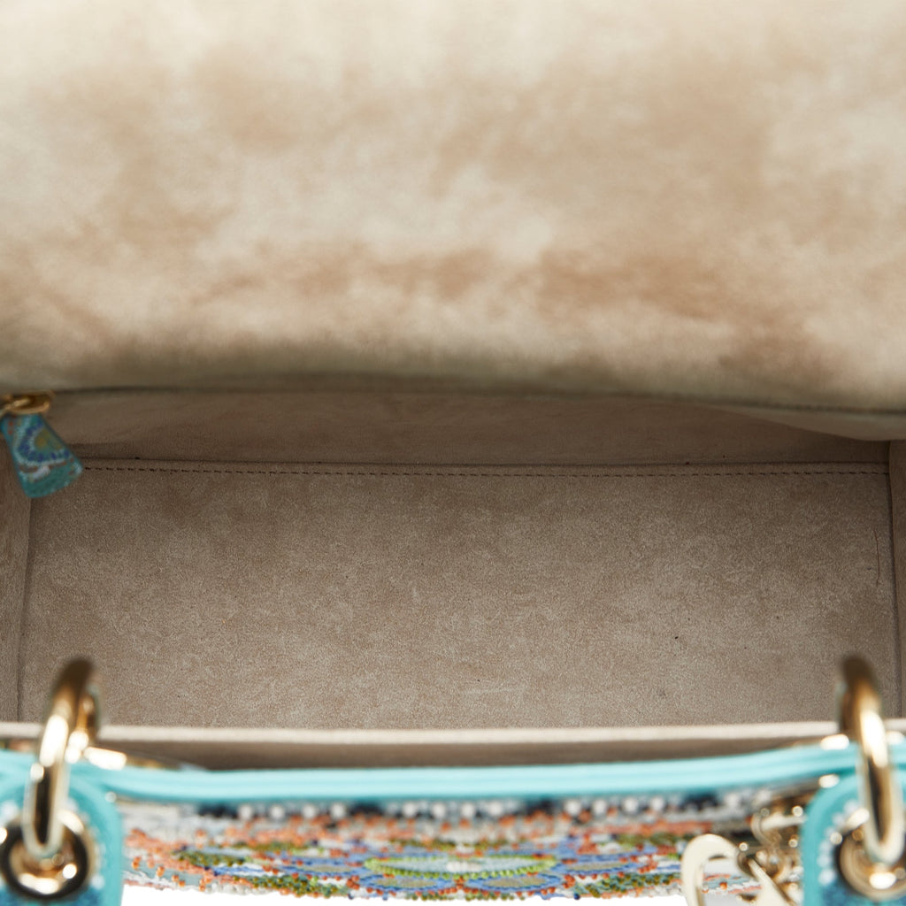 DIORMedium Light Pearls Lady  Satchel