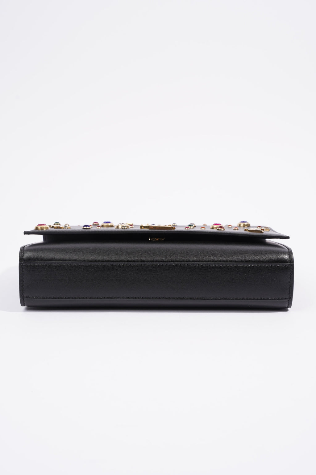 Saint Laurent YSL Kate Gem Embellished Medium Black / Embellished Leather