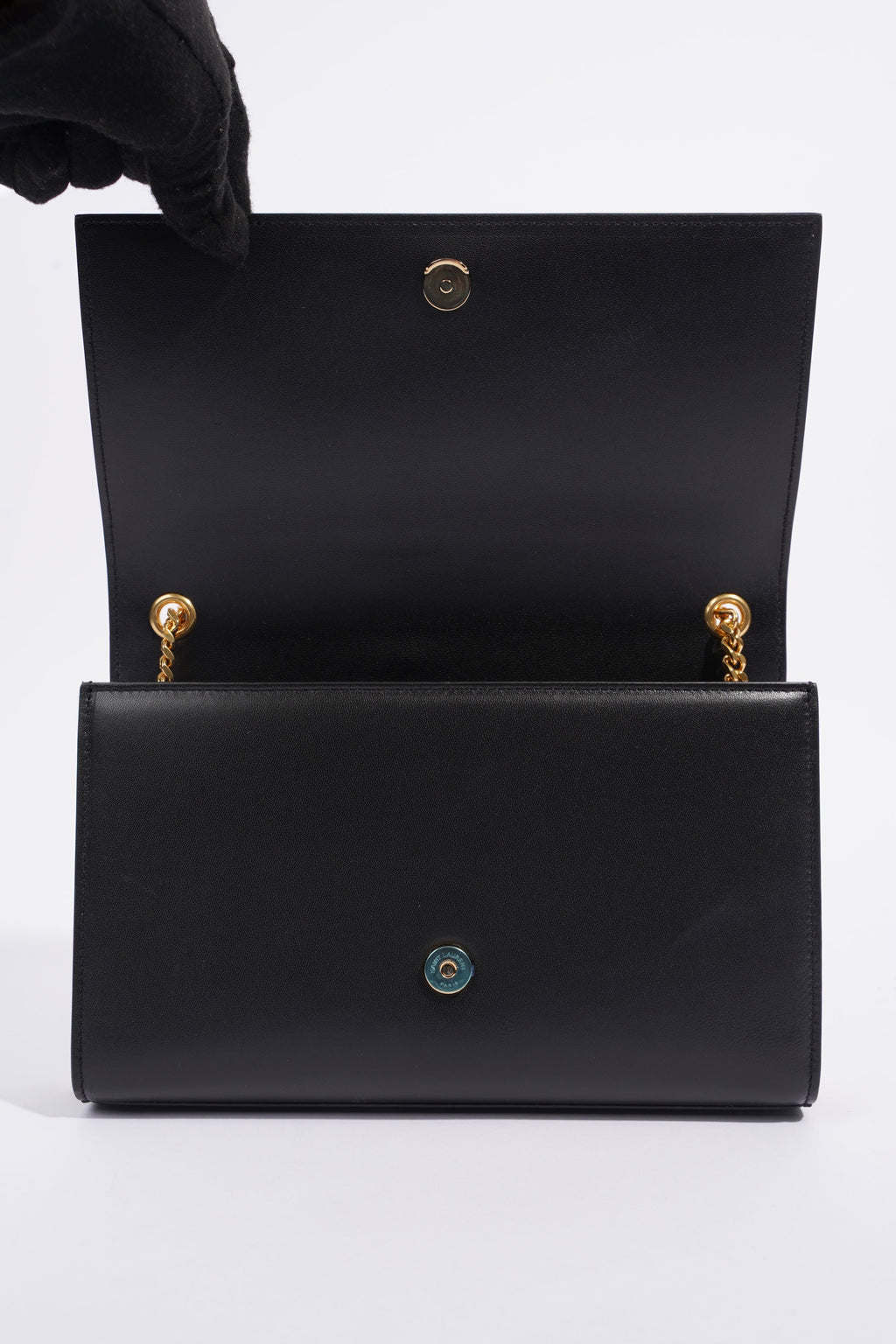 Saint Laurent YSL Kate Gem Embellished Medium Black / Embellished Leather