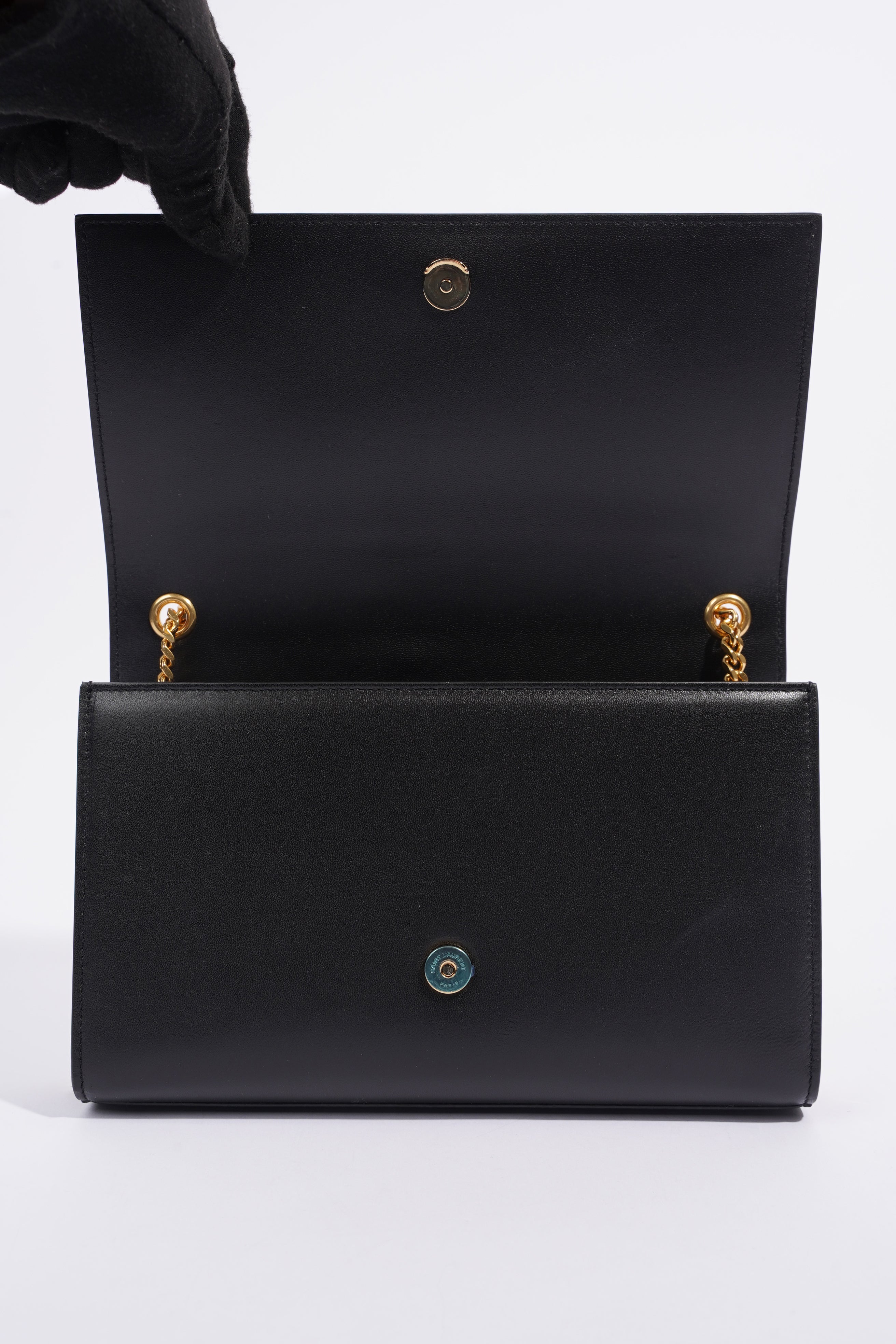 Saint Laurent YSL Kate Gem Embellished Medium Black / Embellished Leather