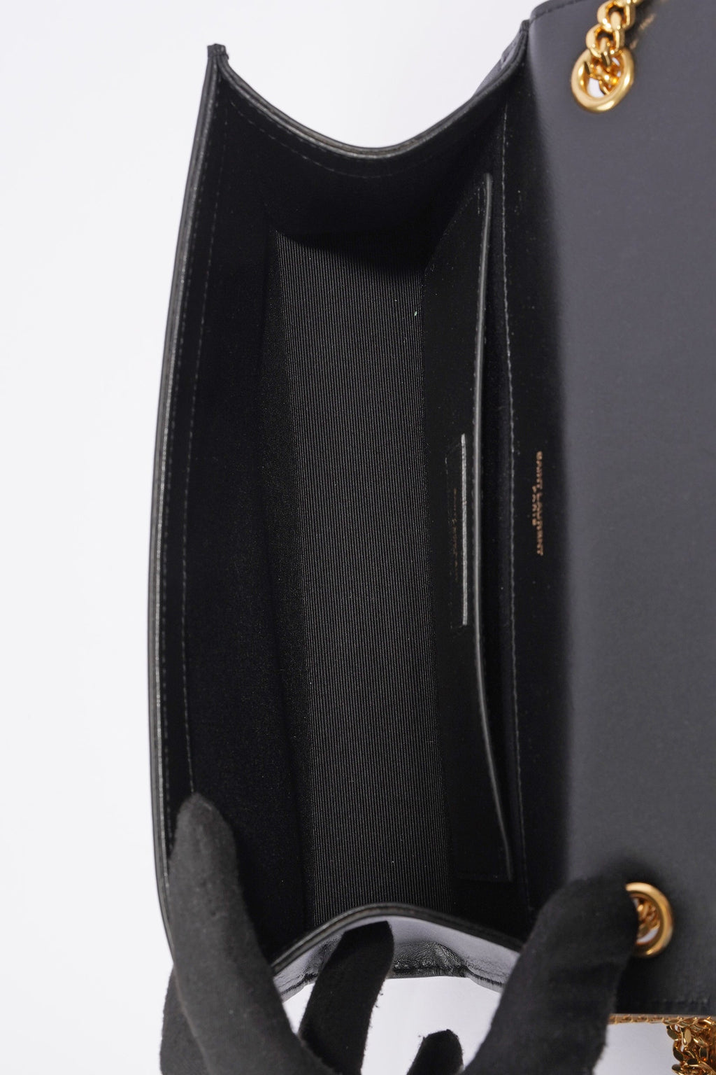 Saint Laurent YSL Kate Gem Embellished Medium Black / Embellished Leather