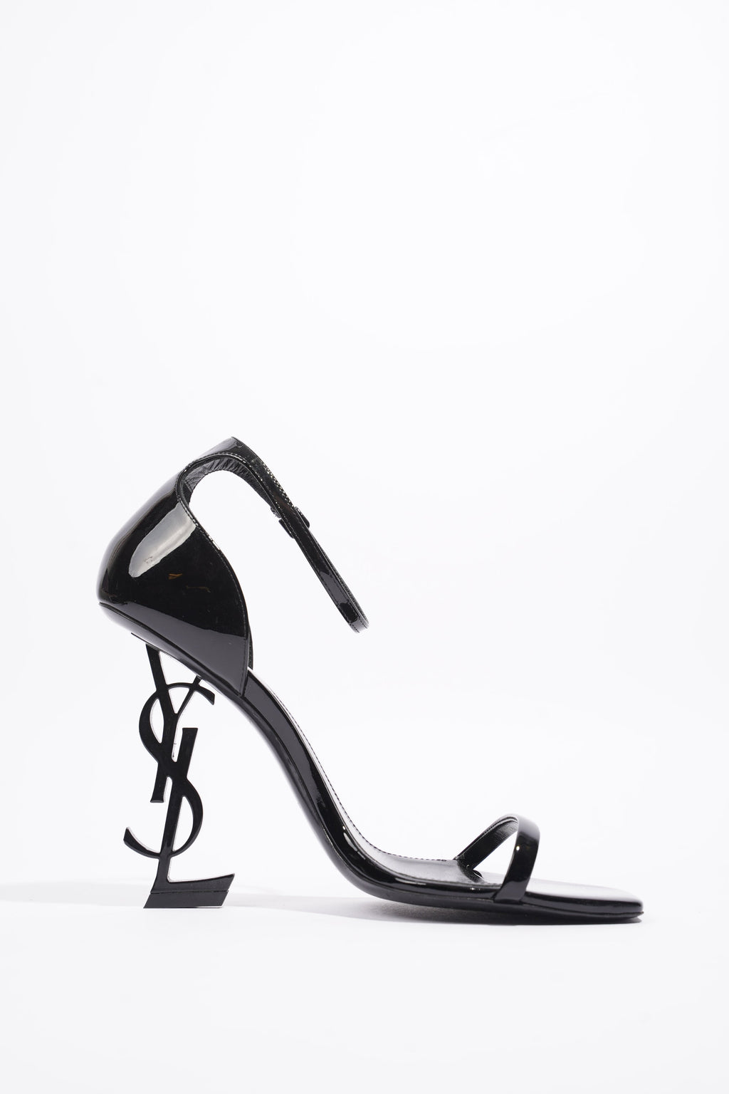 Saint Laurent Opyum Heel 110 Black Patent Leather EU 38 UK 5