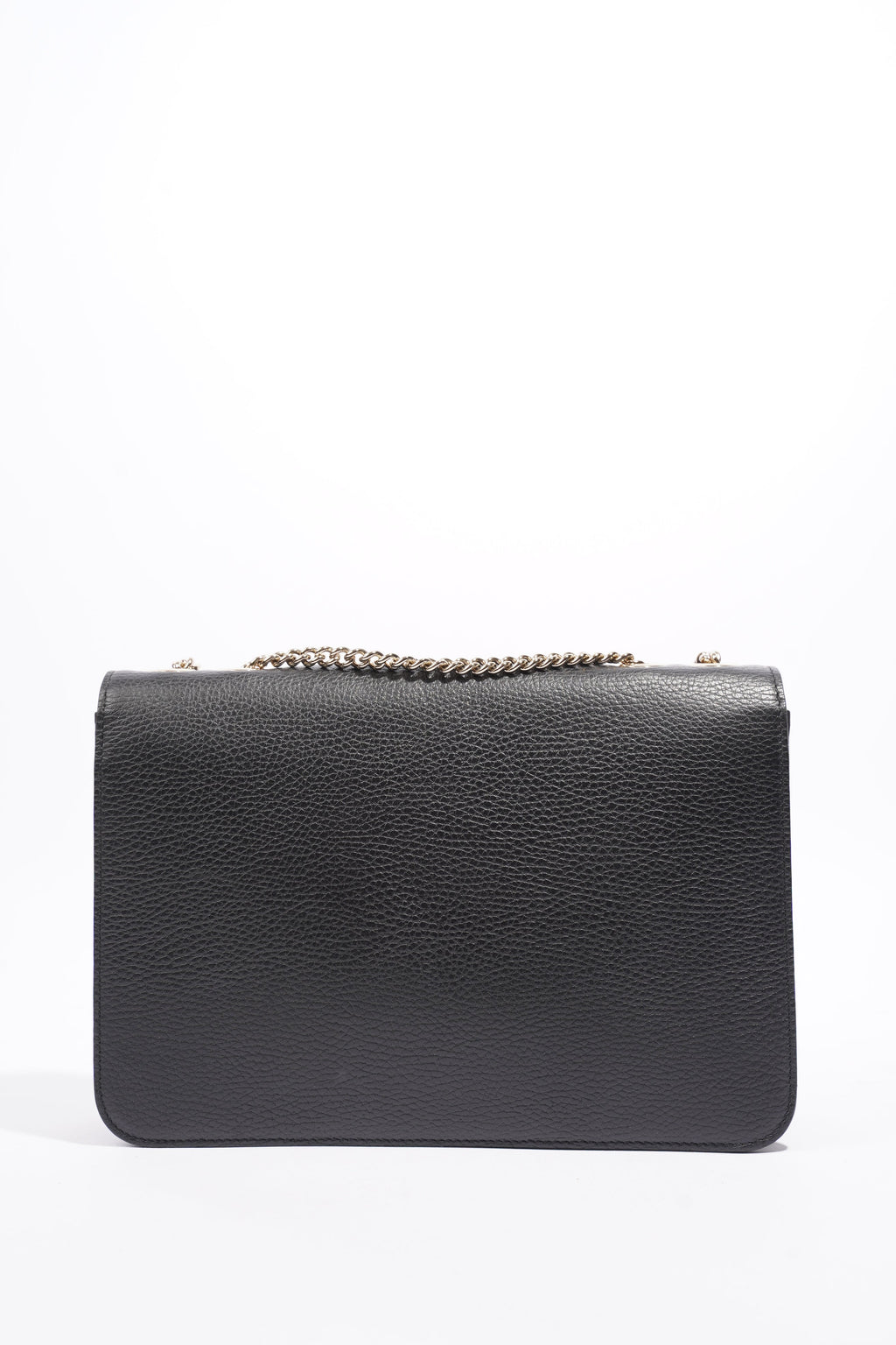 Gucci Interlocking G Black Leather Medium