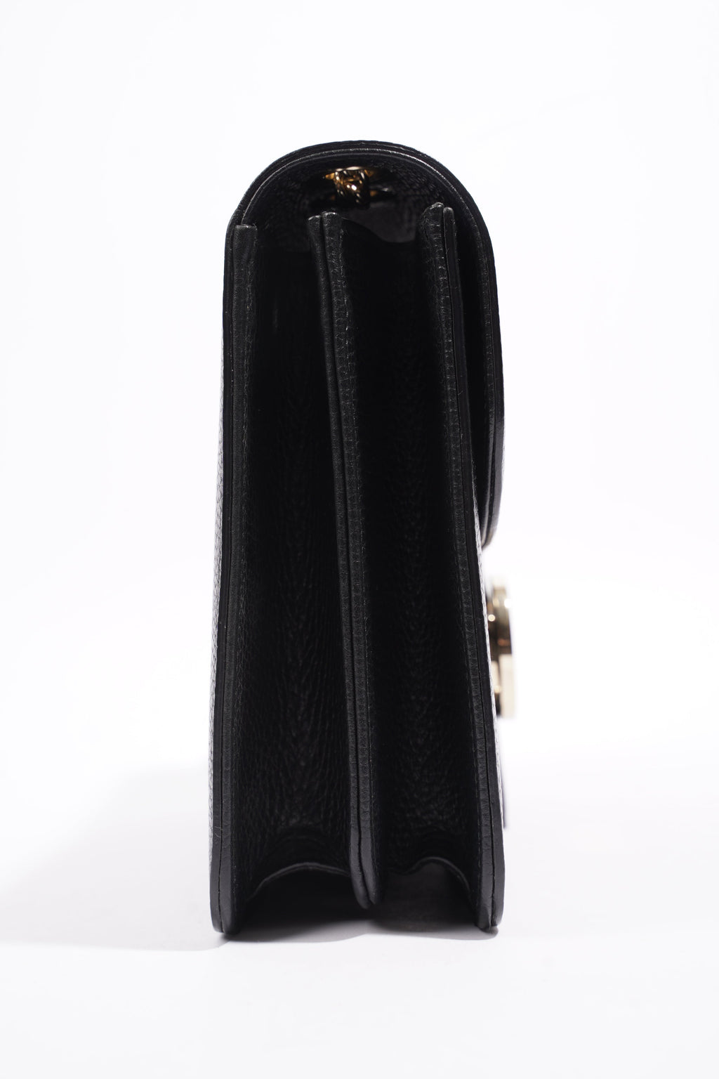Gucci Interlocking G Black Leather Medium