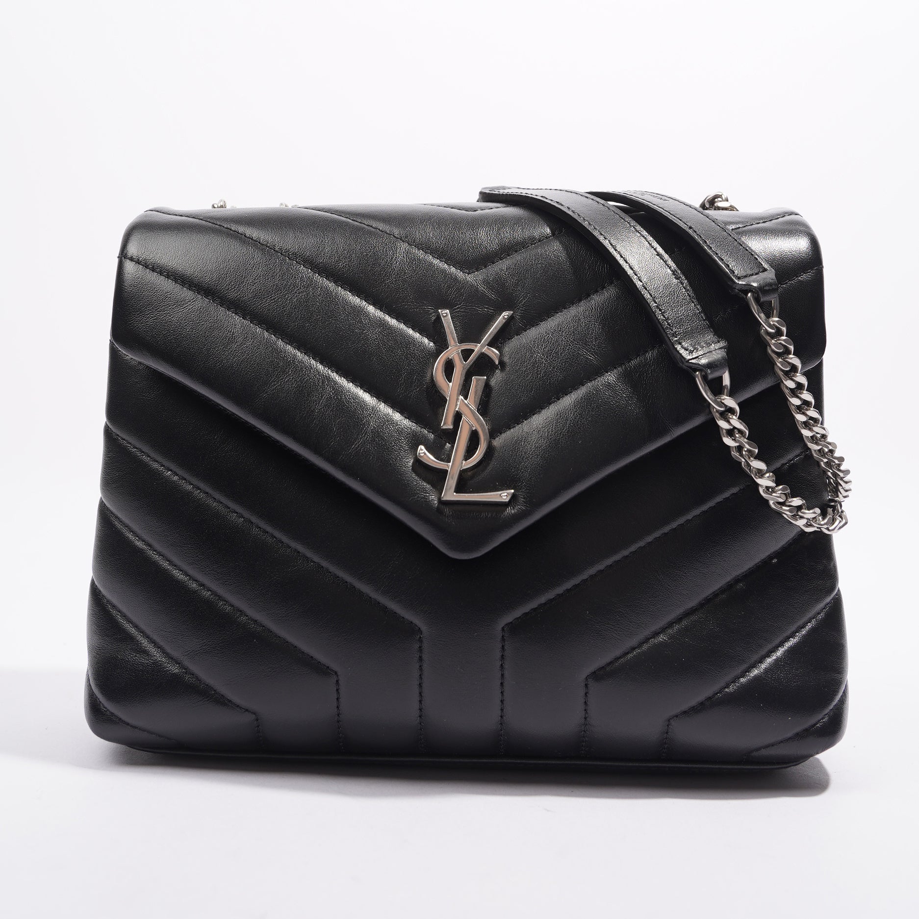 Saint Laurent Lou Lou Bag Black Leather Small