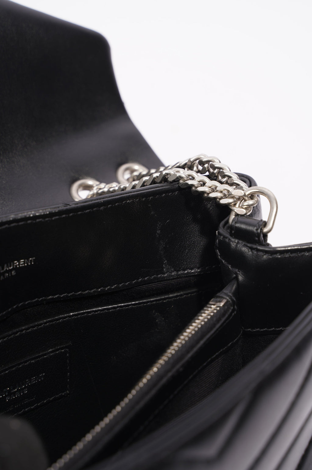 Saint Laurent Lou Lou Bag Black Leather Small