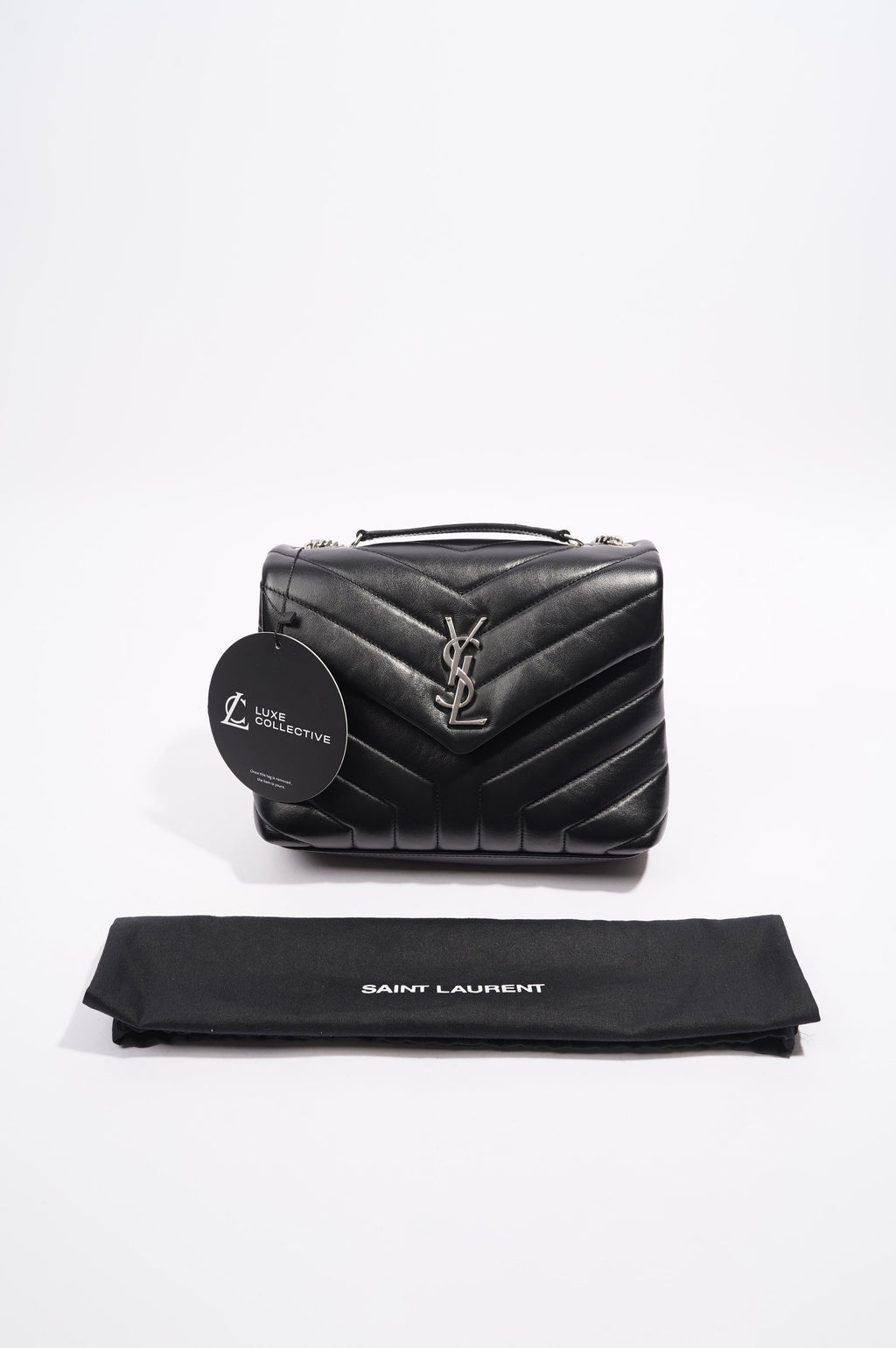 Saint Laurent Lou Lou Bag Black Leather Small
