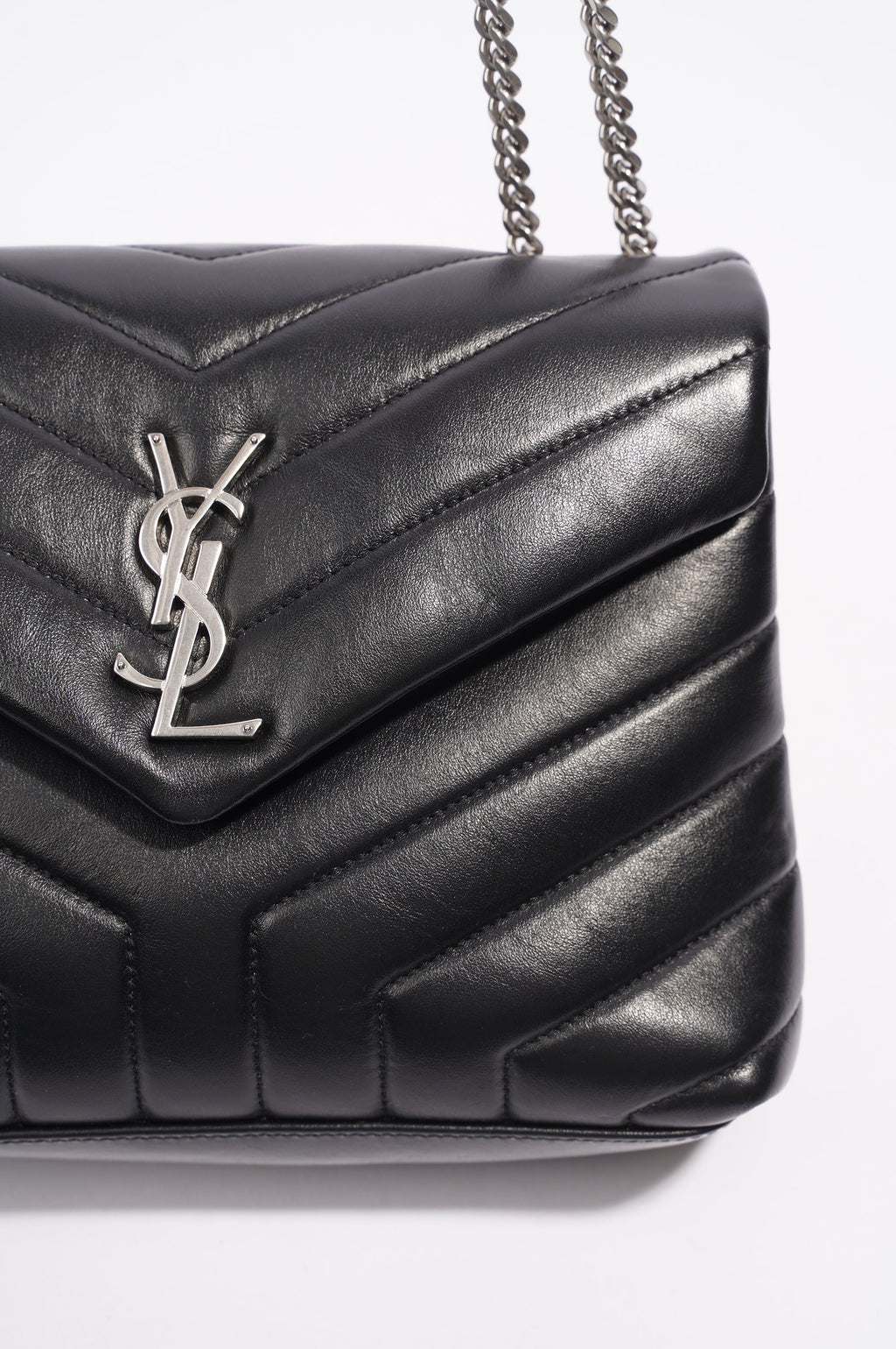 Saint Laurent Lou Lou Bag Black Leather Small