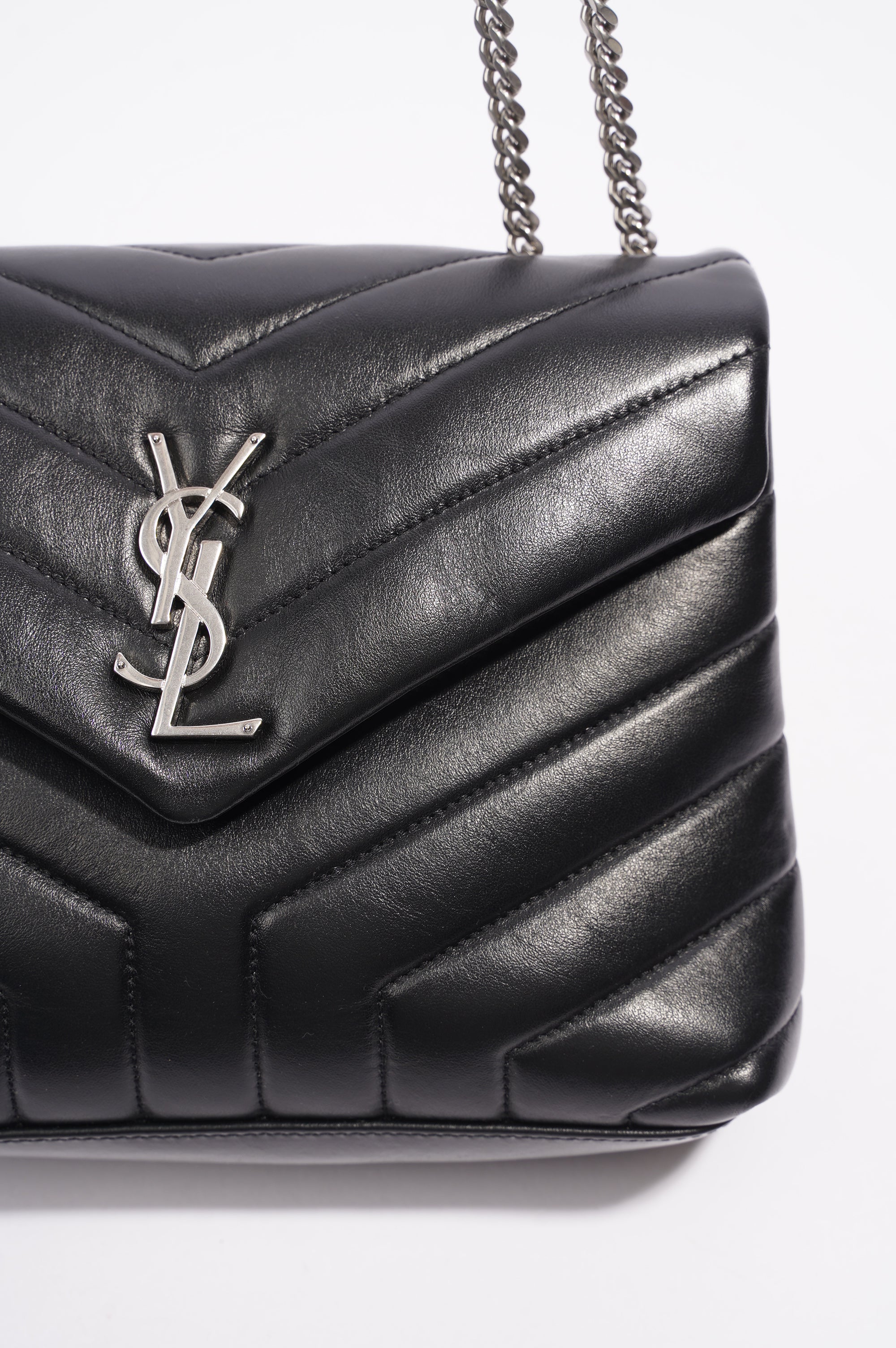 Saint Laurent Lou Lou Bag Black Leather Small