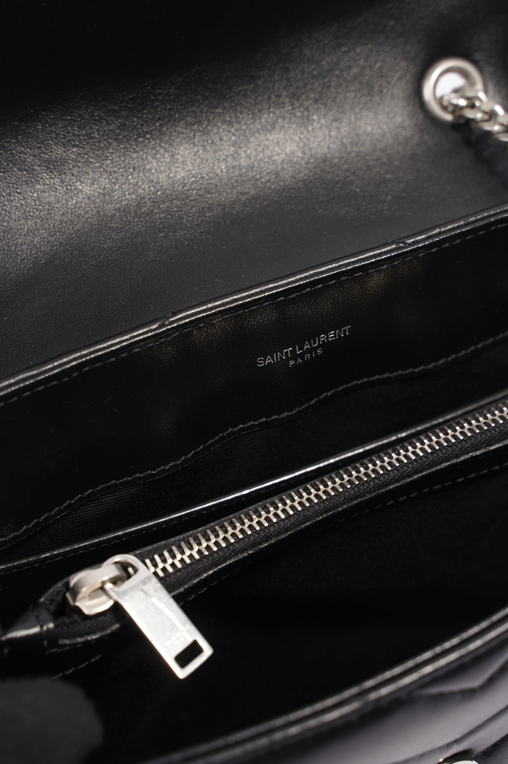 Saint Laurent Lou Lou Bag Black Leather Small