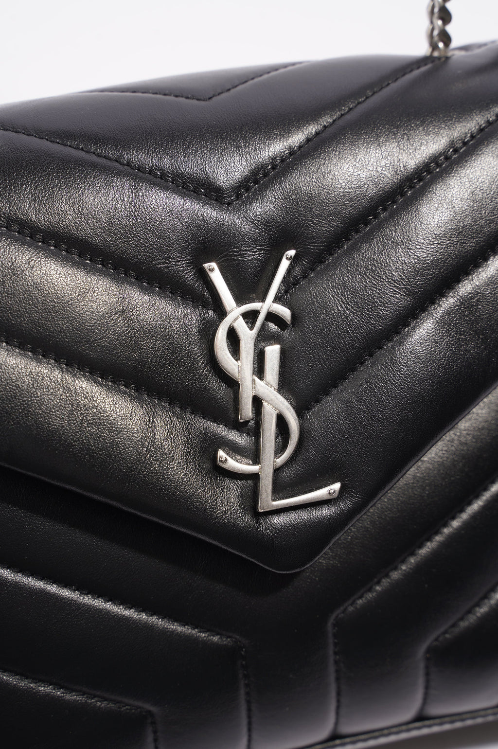 Saint Laurent Lou Lou Bag Black Leather Small