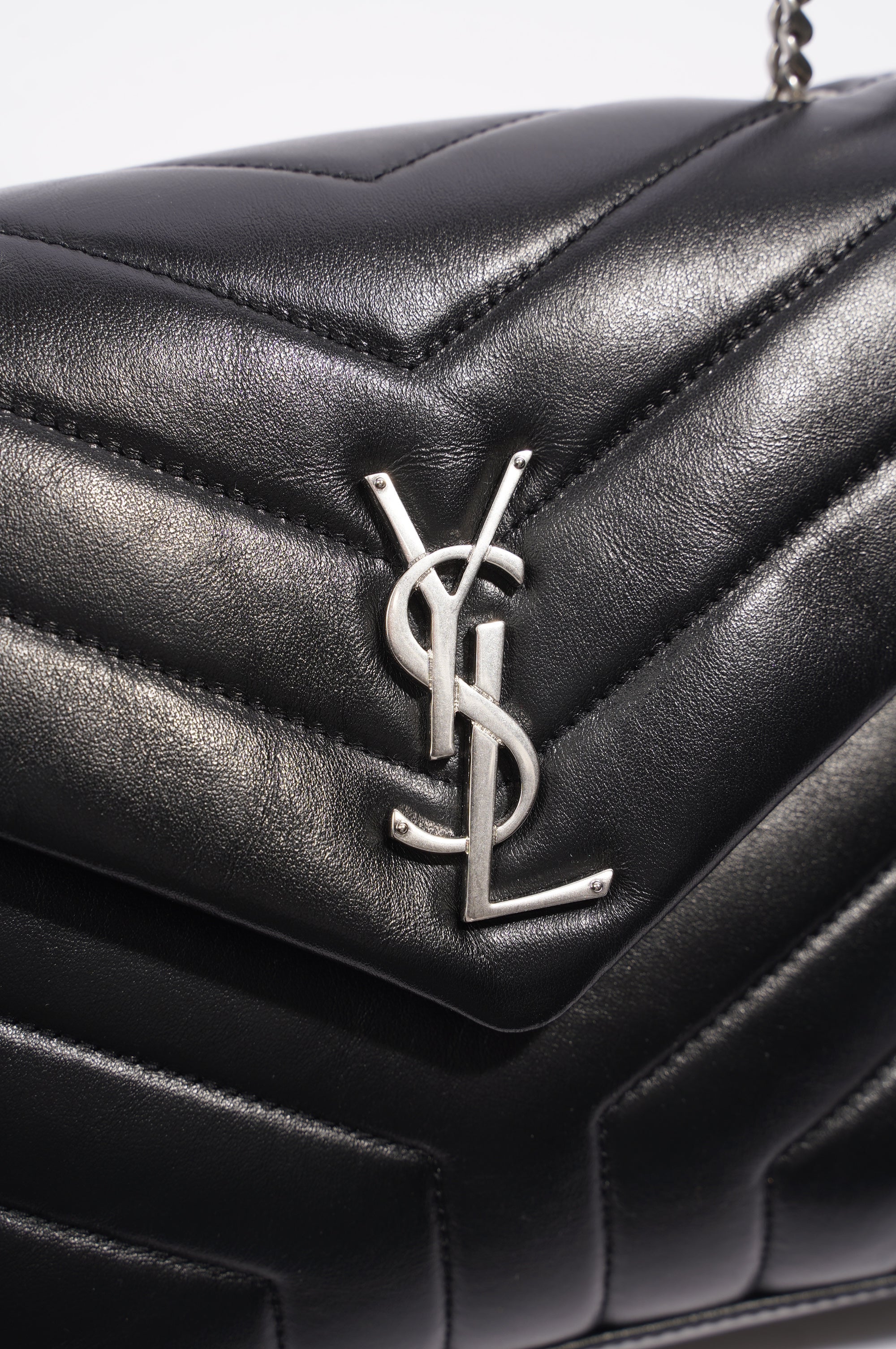 Saint Laurent Lou Lou Bag Black Leather Small