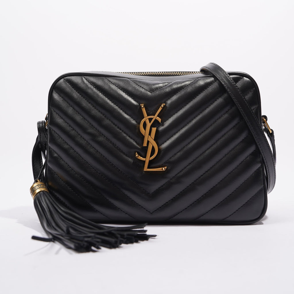 Saint Laurent Lou lou Bag Black Leather Medium