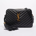 Saint Laurent Lou lou Bag Black Leather Medium