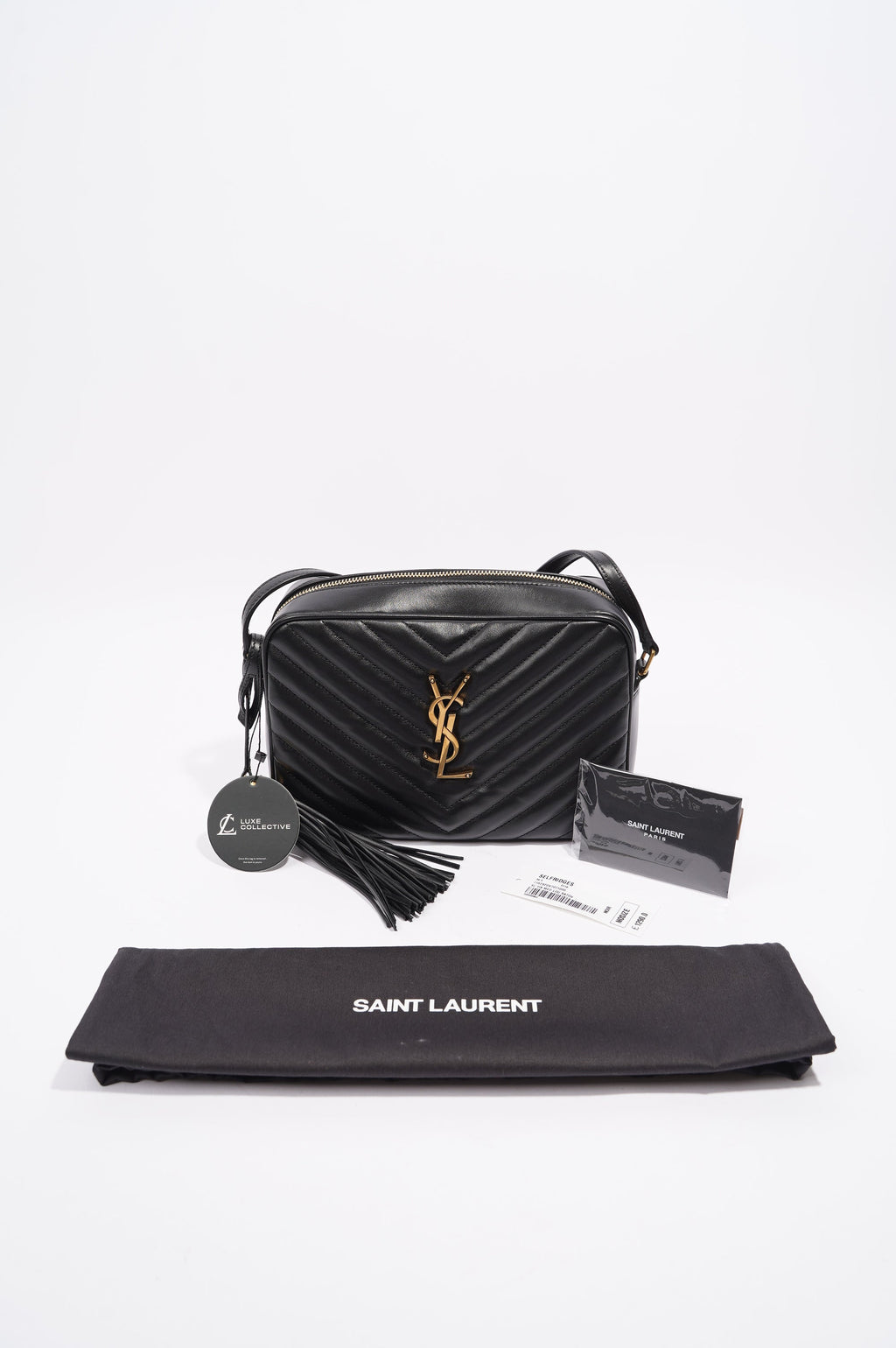 Saint Laurent Lou lou Bag Black Leather Medium