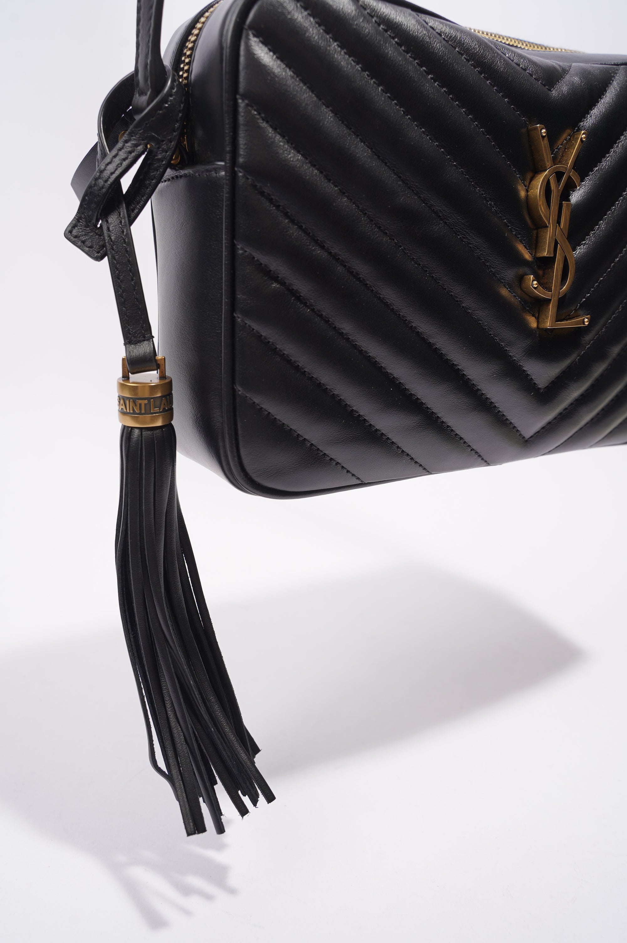 Saint Laurent Lou lou Bag Black Leather Medium