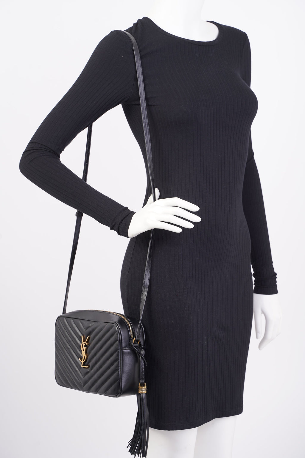 Saint Laurent Lou lou Bag Black Leather Medium