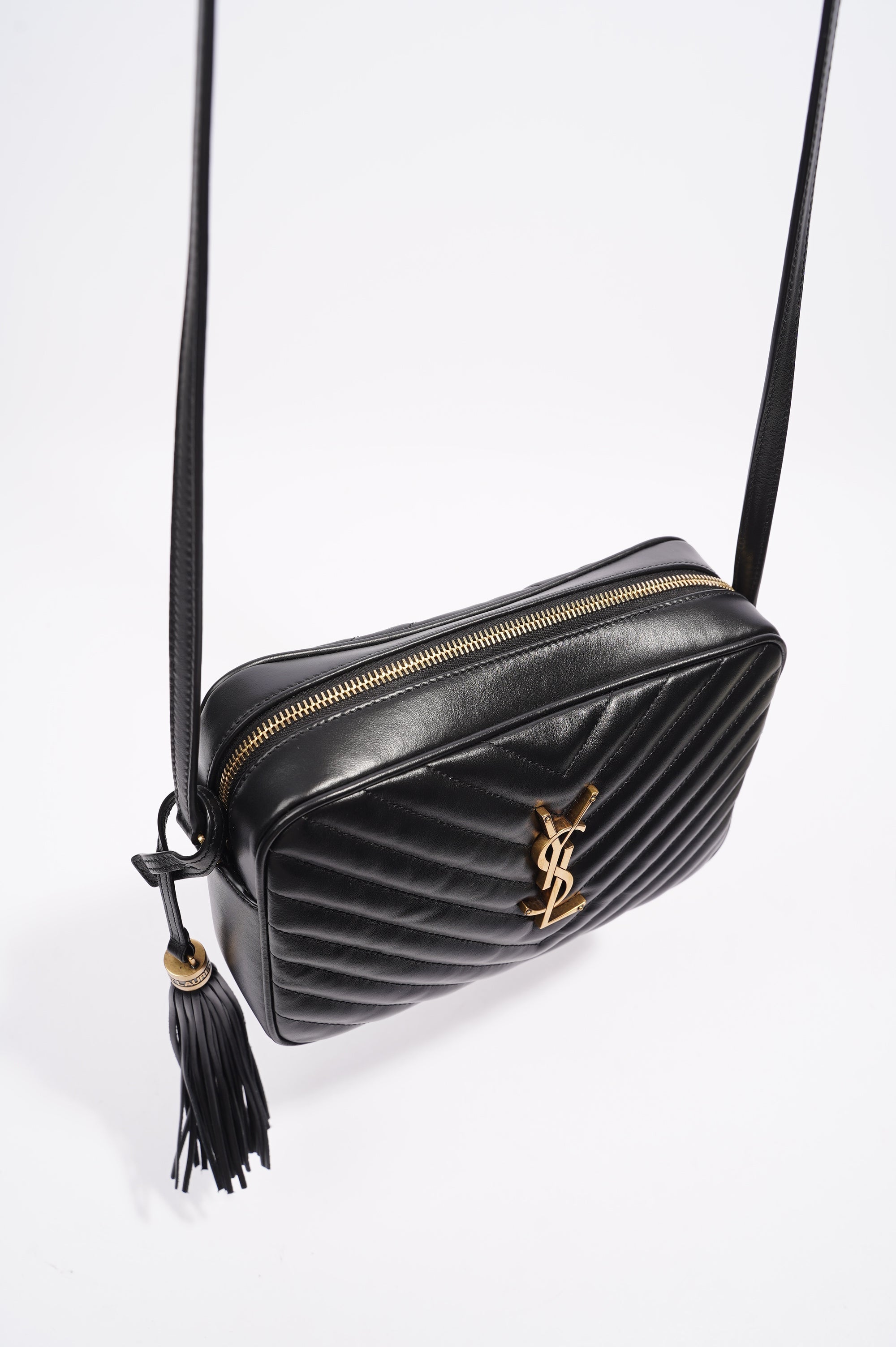 Saint Laurent Lou lou Bag Black Leather Medium