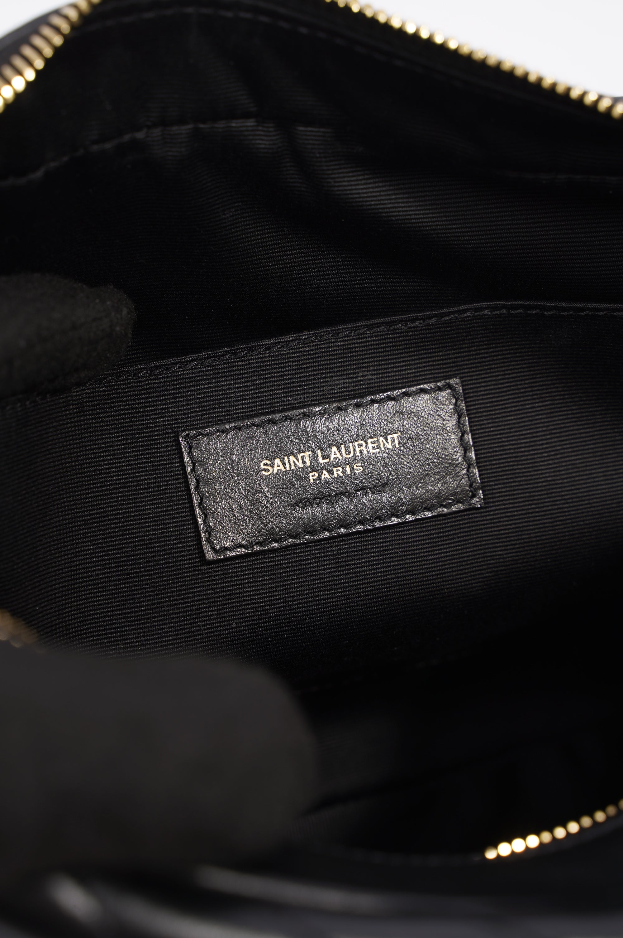 Saint Laurent Lou lou Bag Black Leather Medium