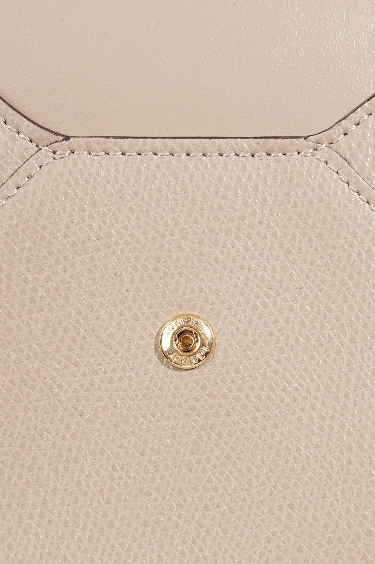 Fendi Fendi Flat Envelope Grey Leather