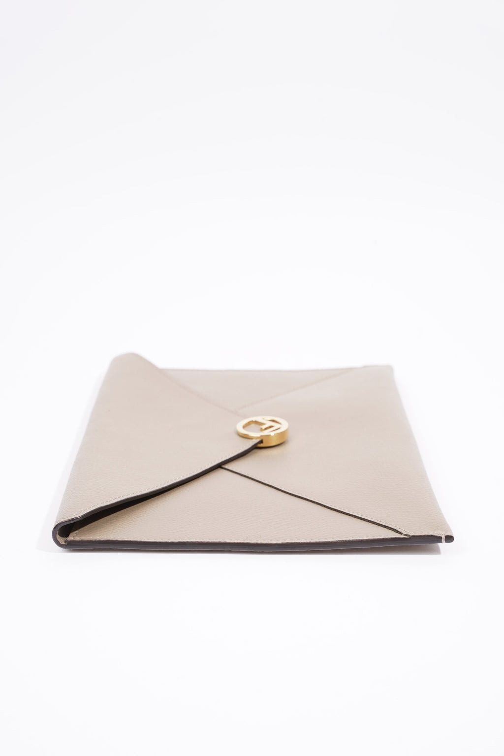 Fendi Fendi Flat Envelope Grey Leather