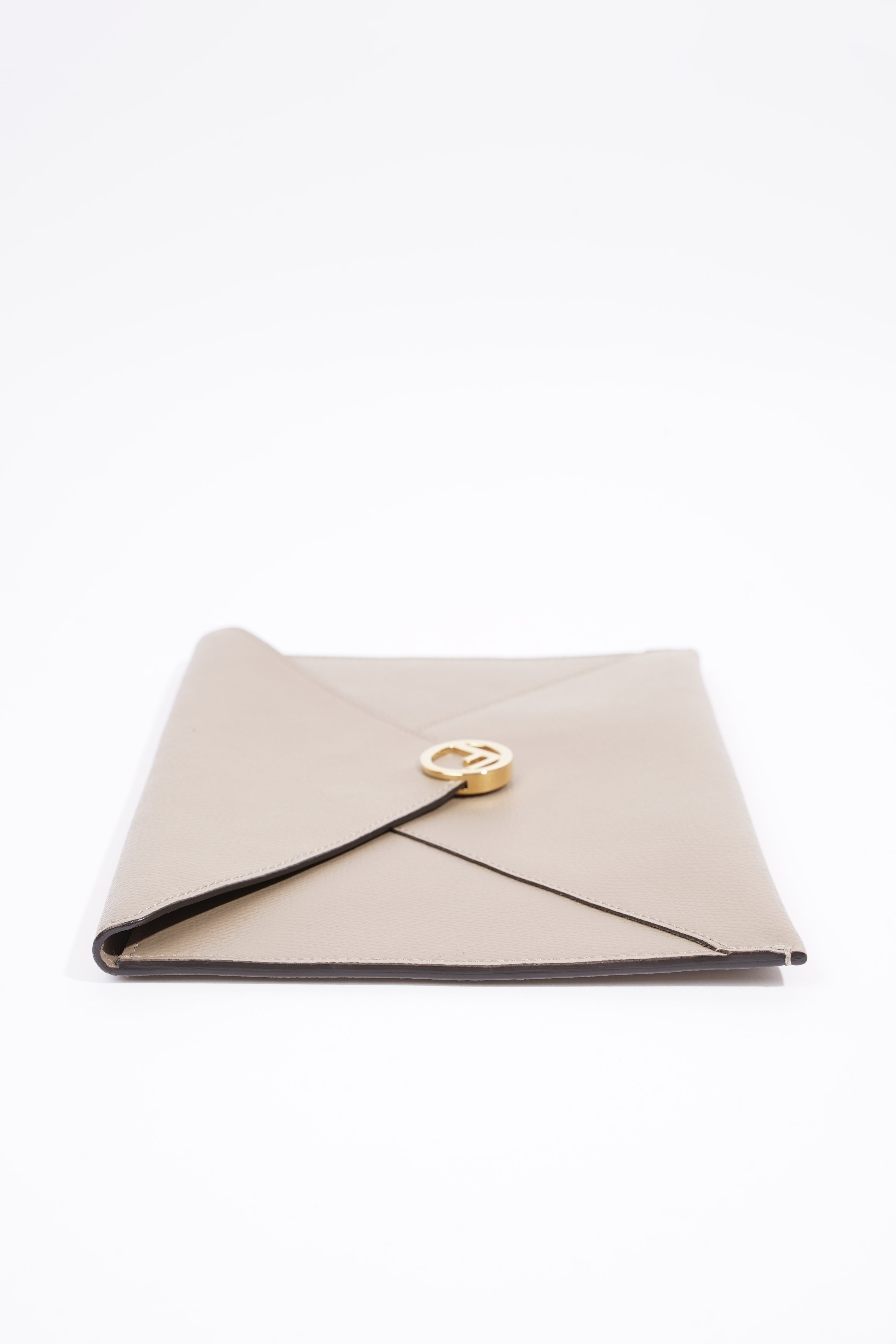 Fendi Fendi Flat Envelope Grey Leather
