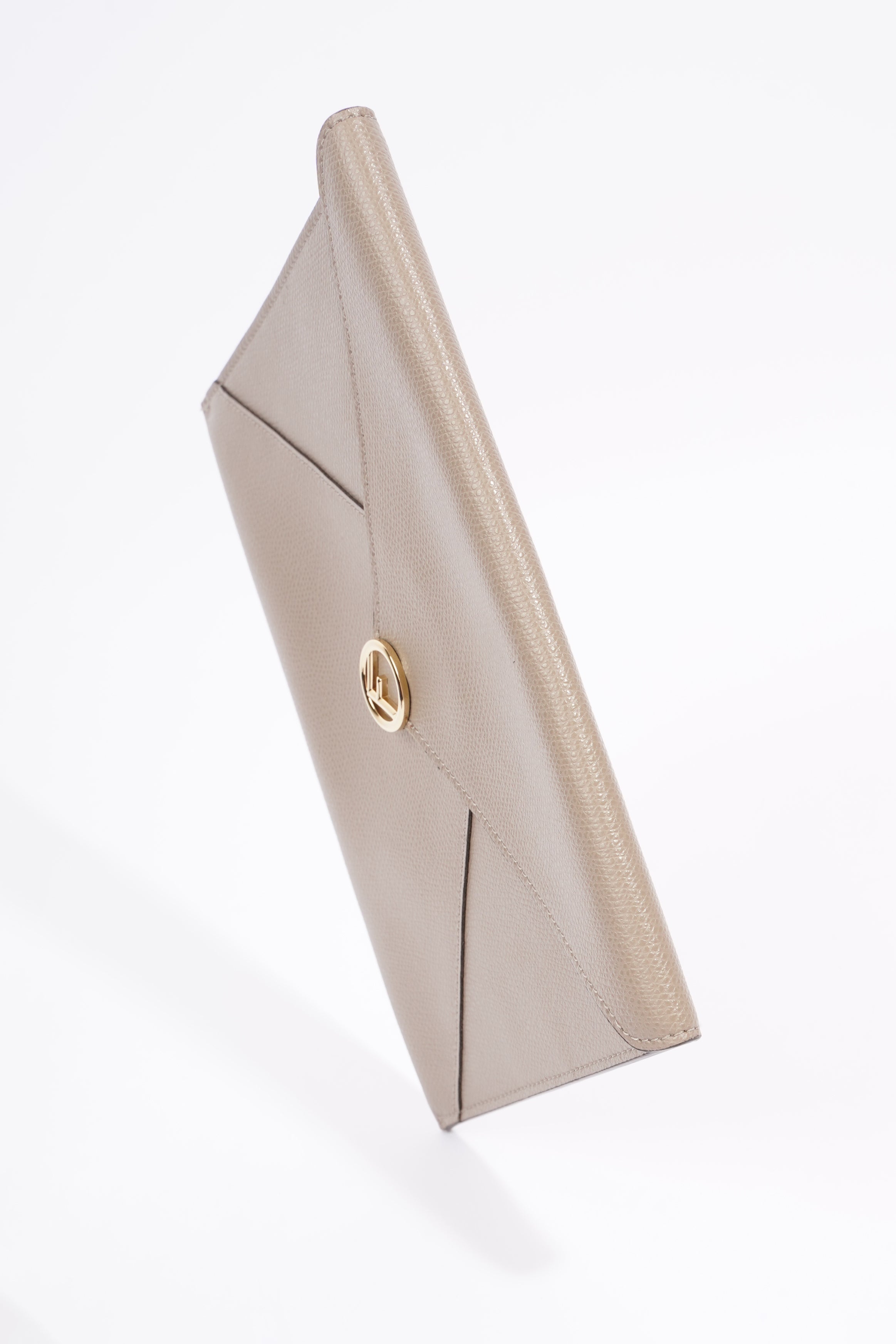 Fendi Fendi Flat Envelope Grey Leather