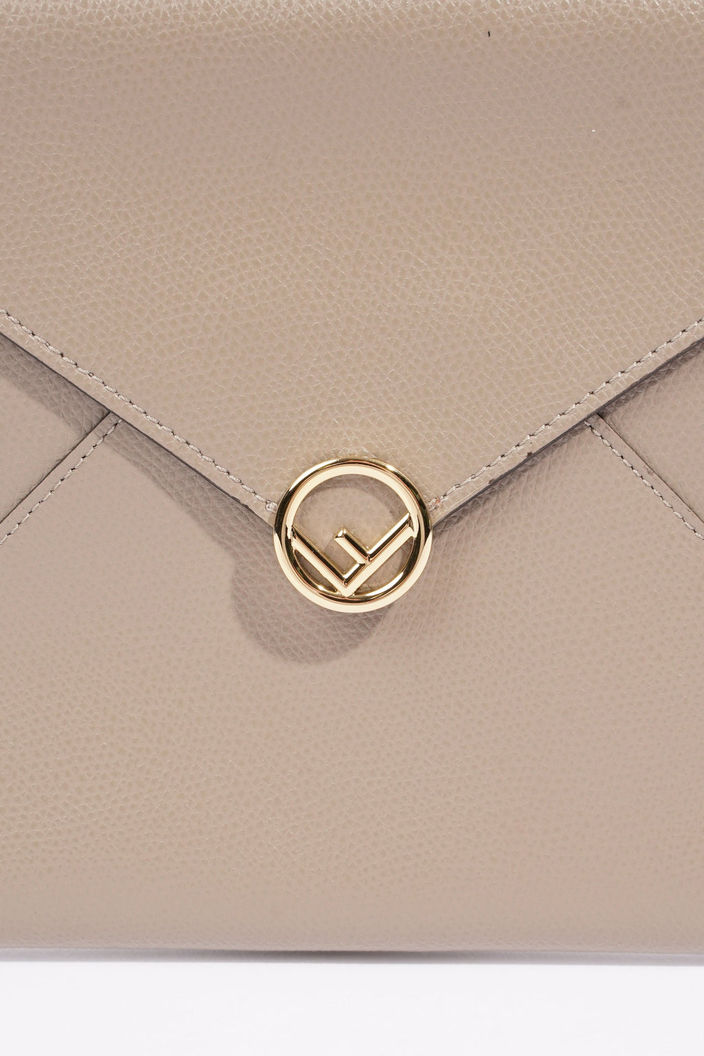 Fendi Fendi Flat Envelope Grey Leather