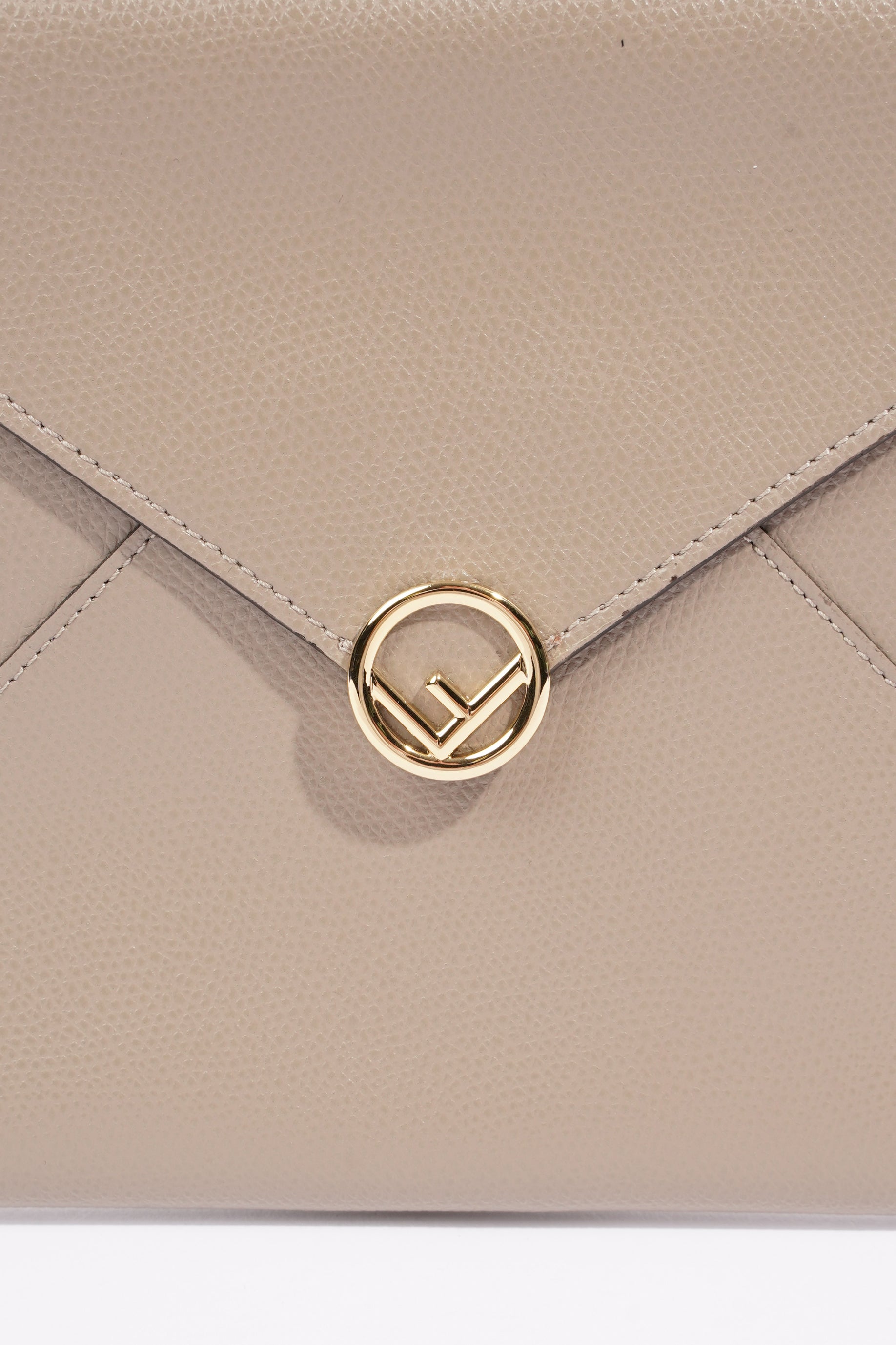 Fendi Fendi Flat Envelope Grey Leather