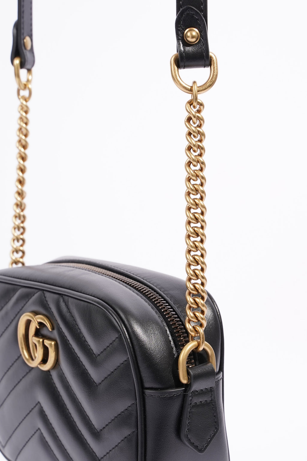 Gucci Gucci GG Marmont Black Leather Mini