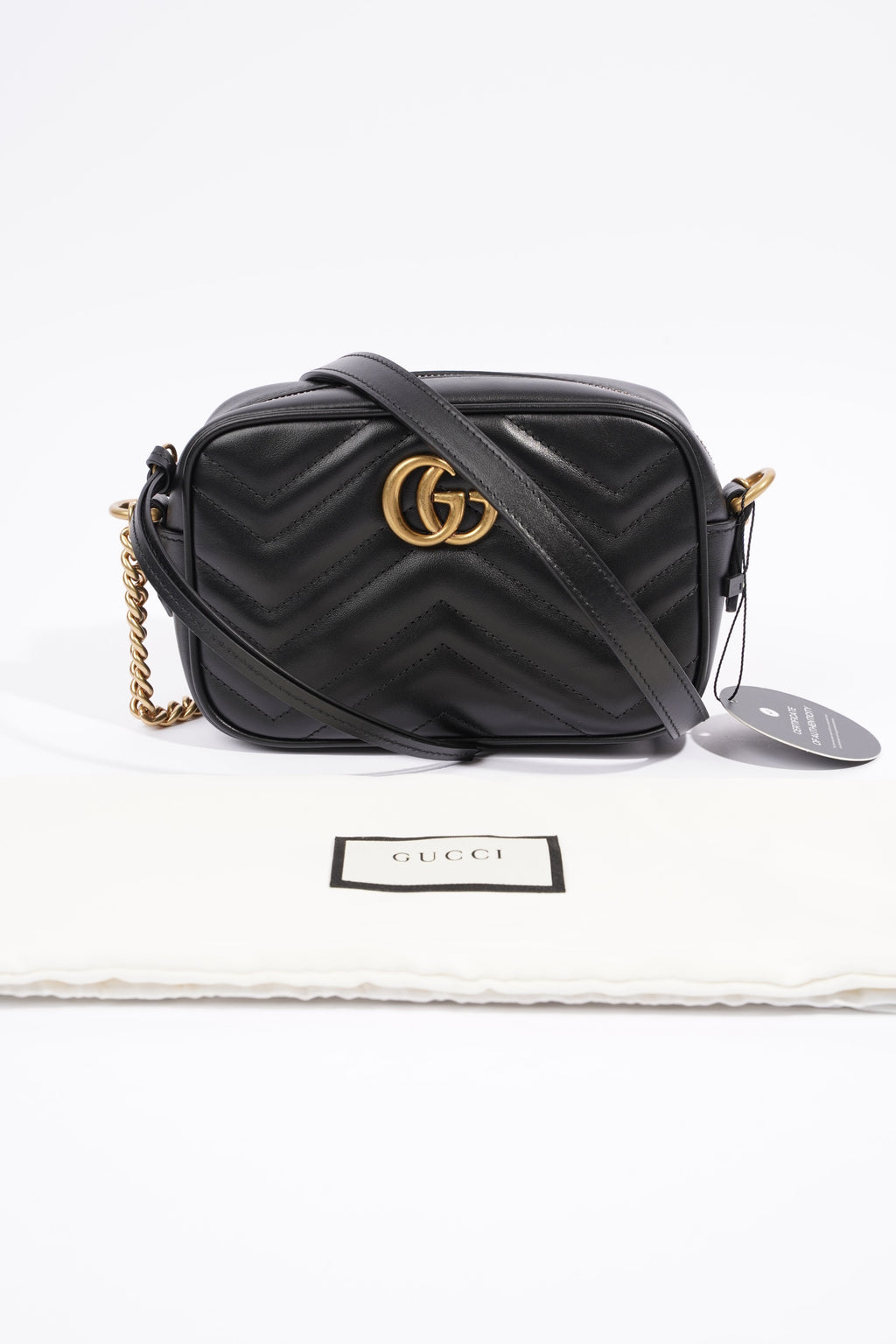 Gucci Gucci GG Marmont Black Leather Mini
