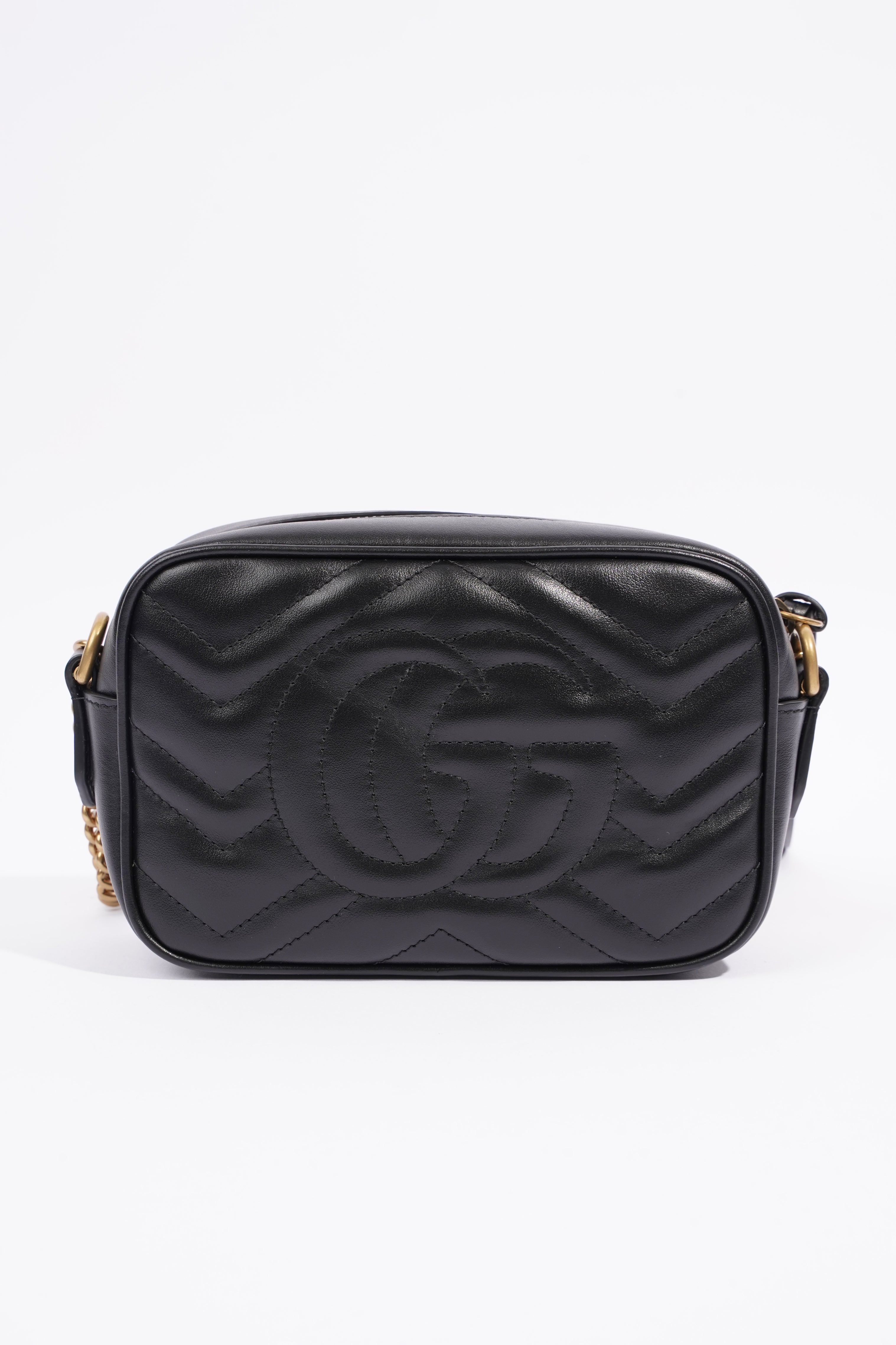 Gucci Gucci GG Marmont Black Leather Mini
