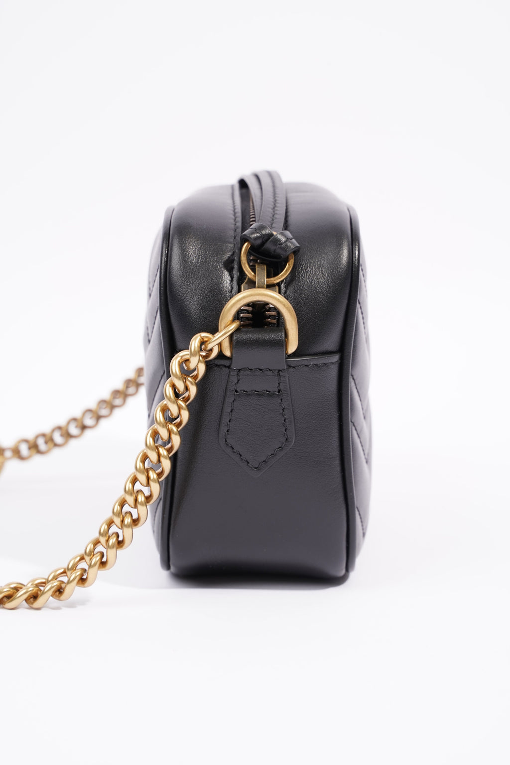 Gucci Gucci GG Marmont Black Leather Mini