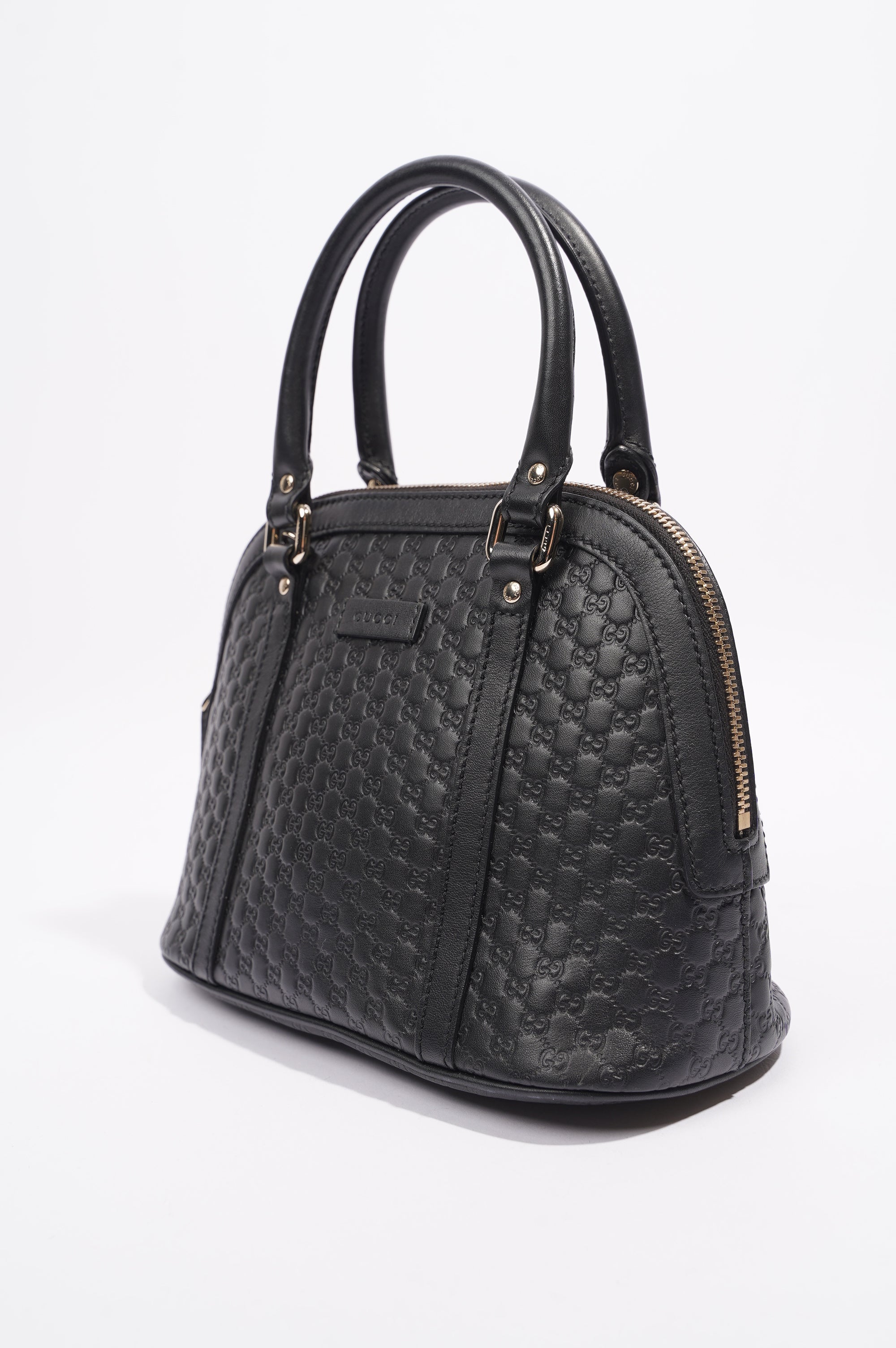 Gucci Dome Bag Black Leather Small