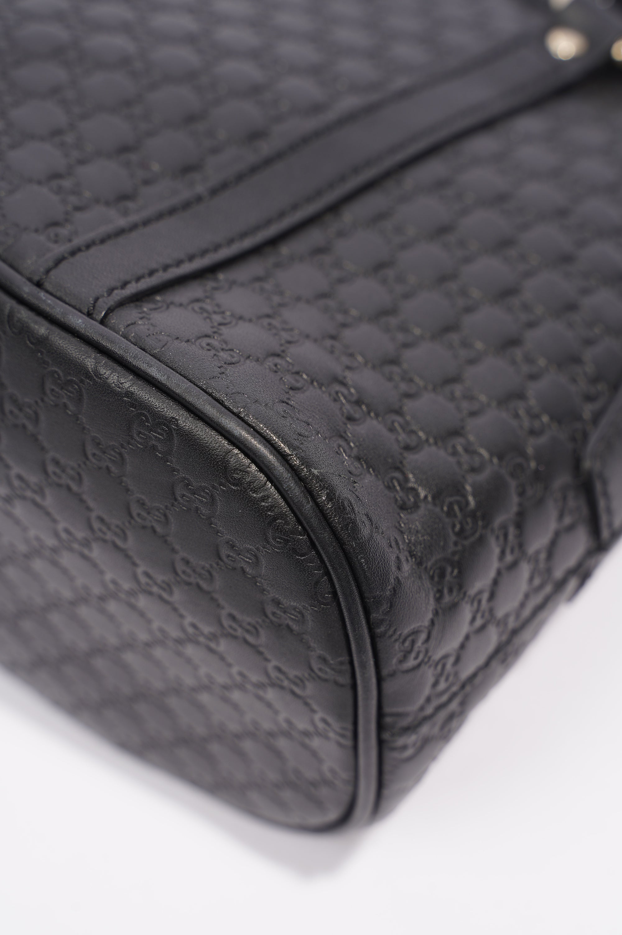 Gucci Dome Bag Black Leather Small