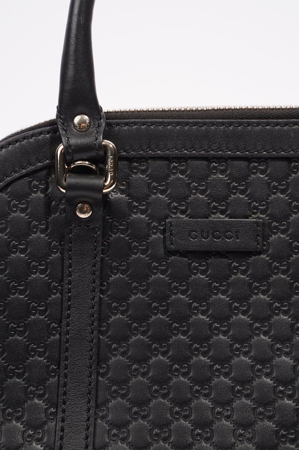 Gucci Dome Bag Black Leather Small