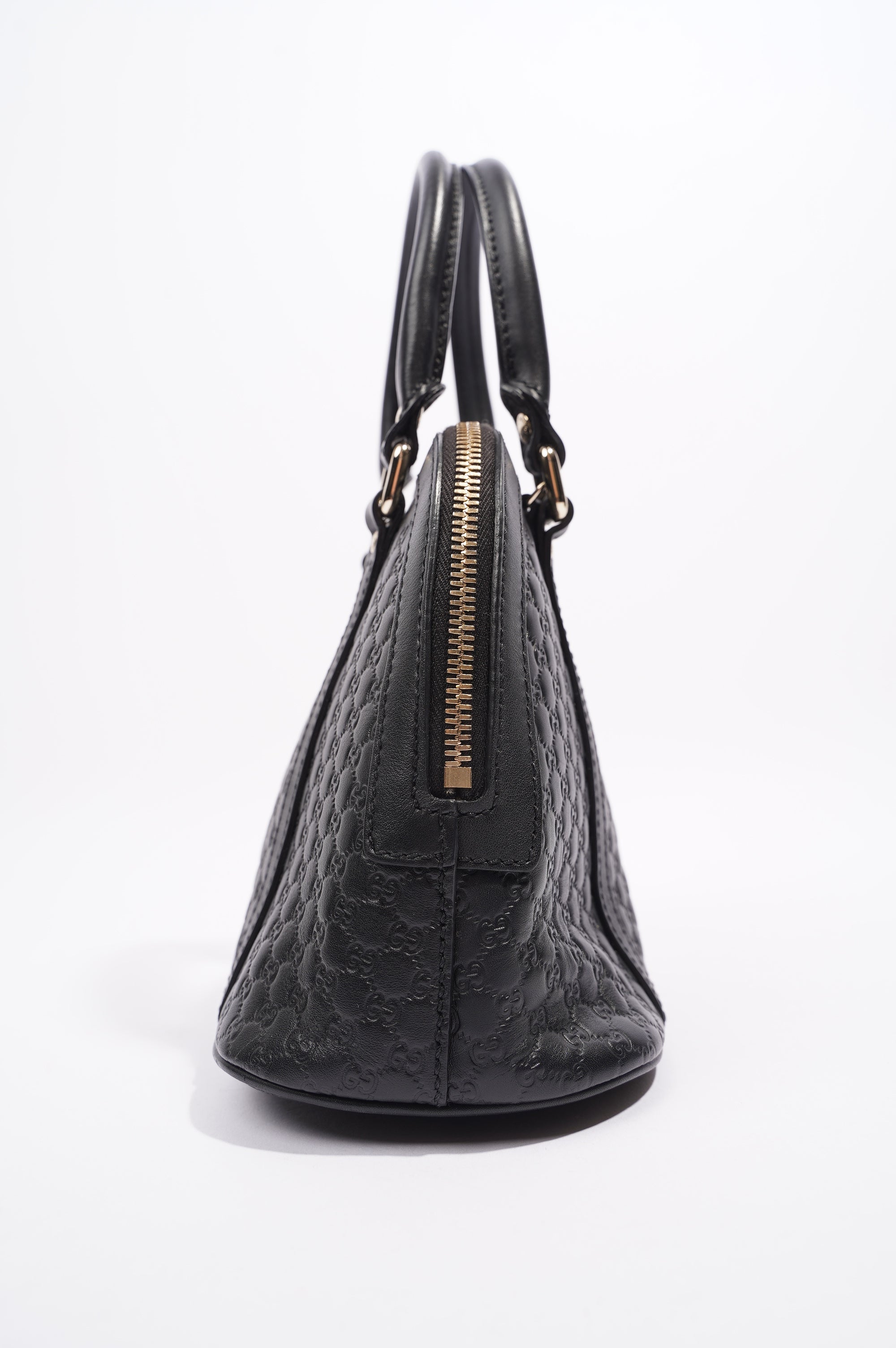 Gucci Dome Bag Black Leather Small